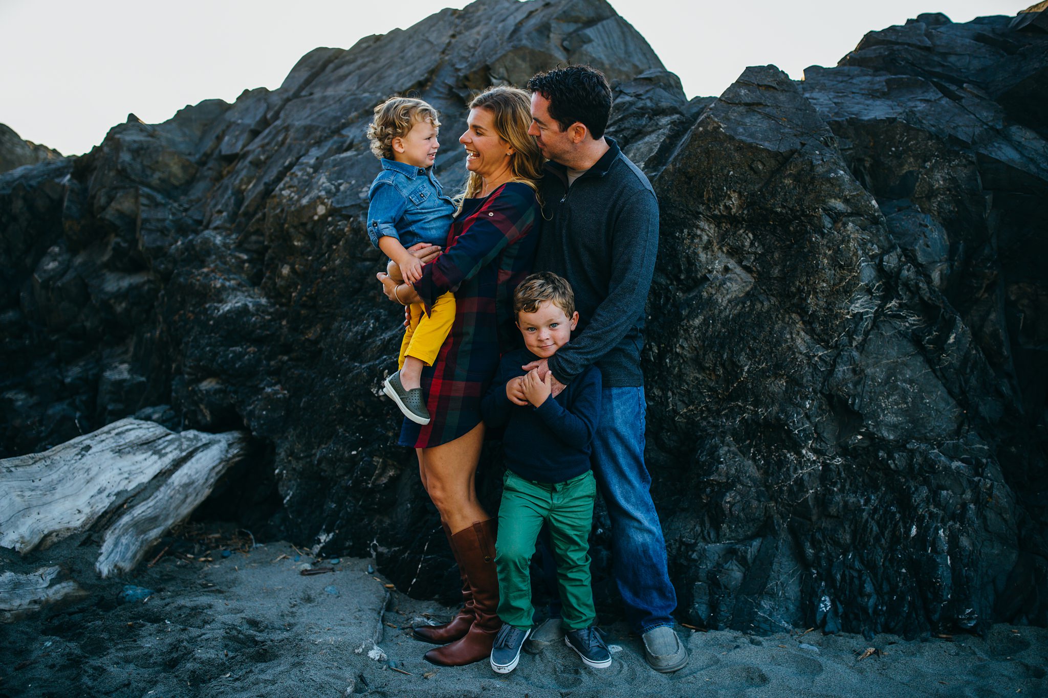 Fall Beach Family Pictures | Whidbey Island Photographer