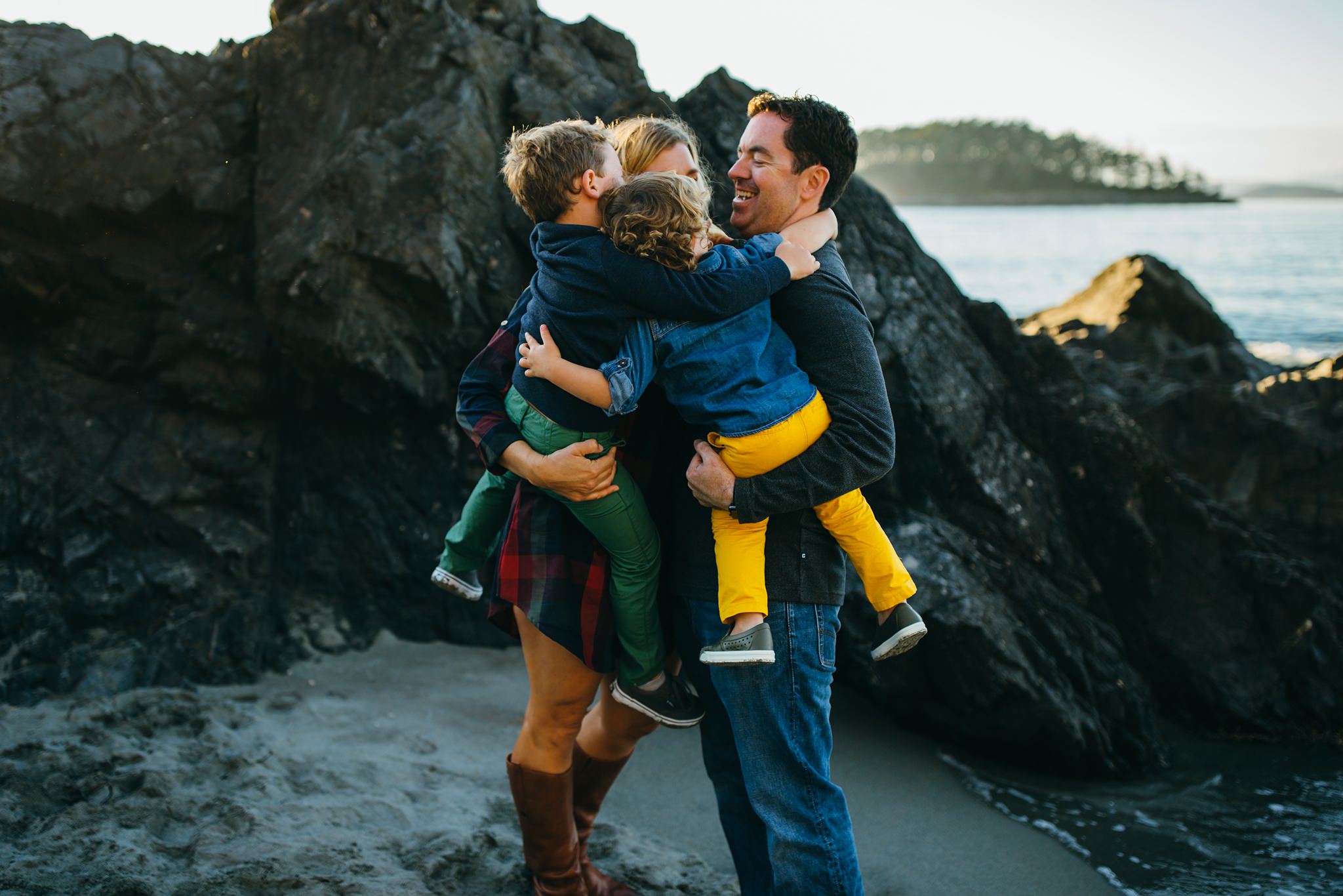 Fall Beach Family Pictures | Whidbey Island Photographer