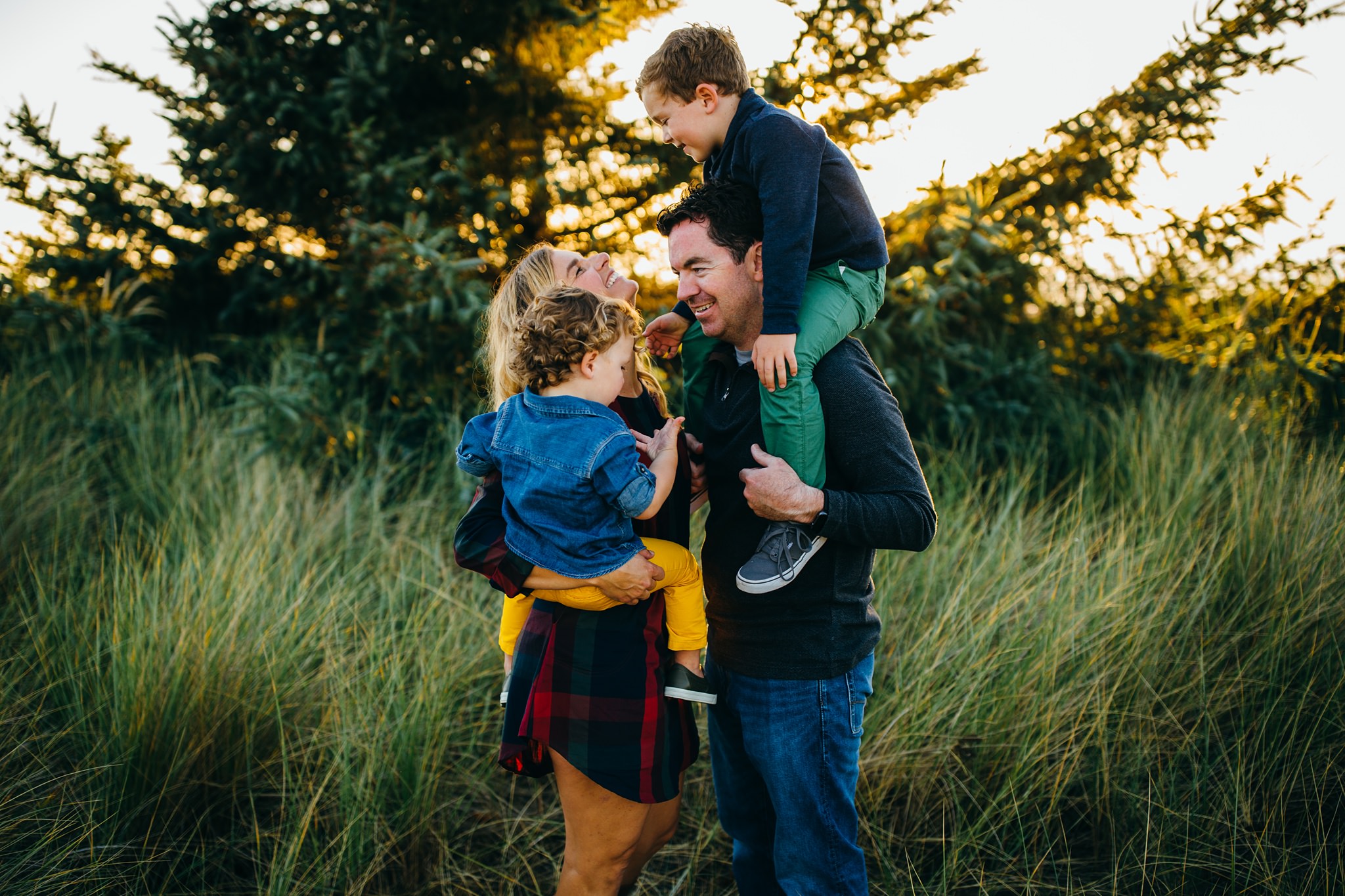 Fall Beach Family Pictures | Whidbey Island Photographer