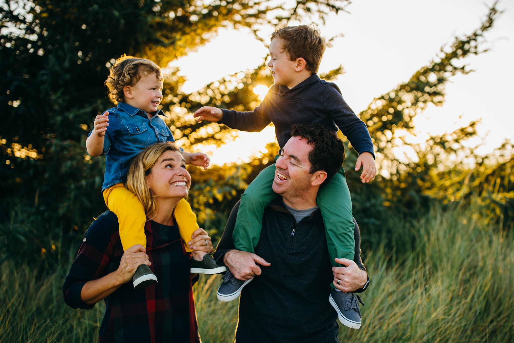 Fall Beach Family Pictures | Whidbey Island Photographer