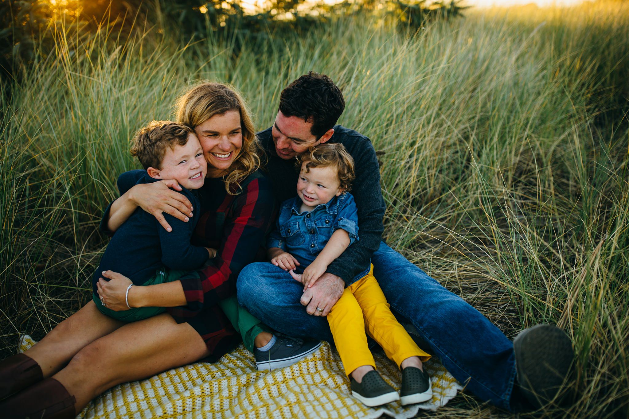Fall Beach Family Pictures | Whidbey Island Photographer
