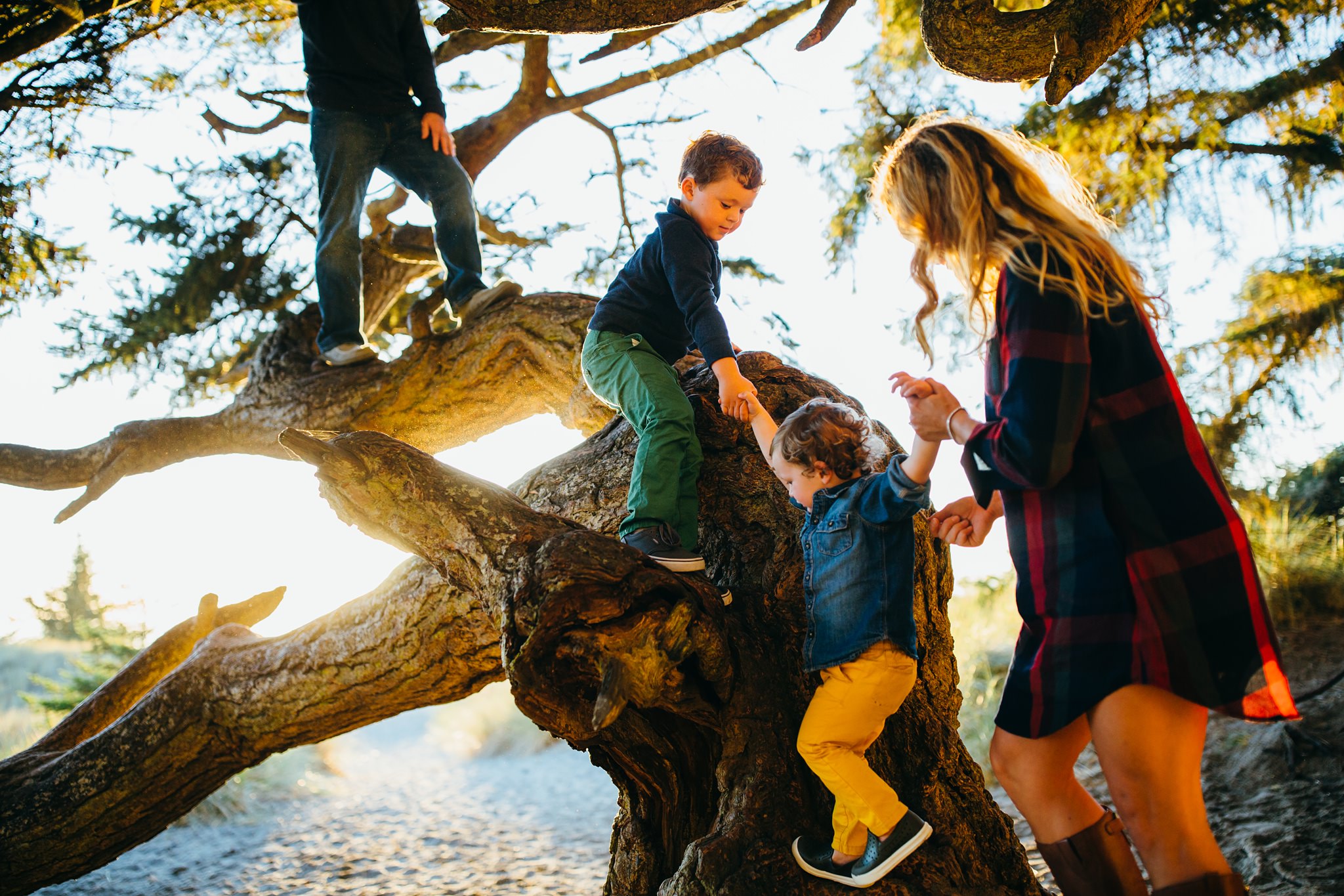 Fall Beach Family Pictures | Whidbey Island Photographer