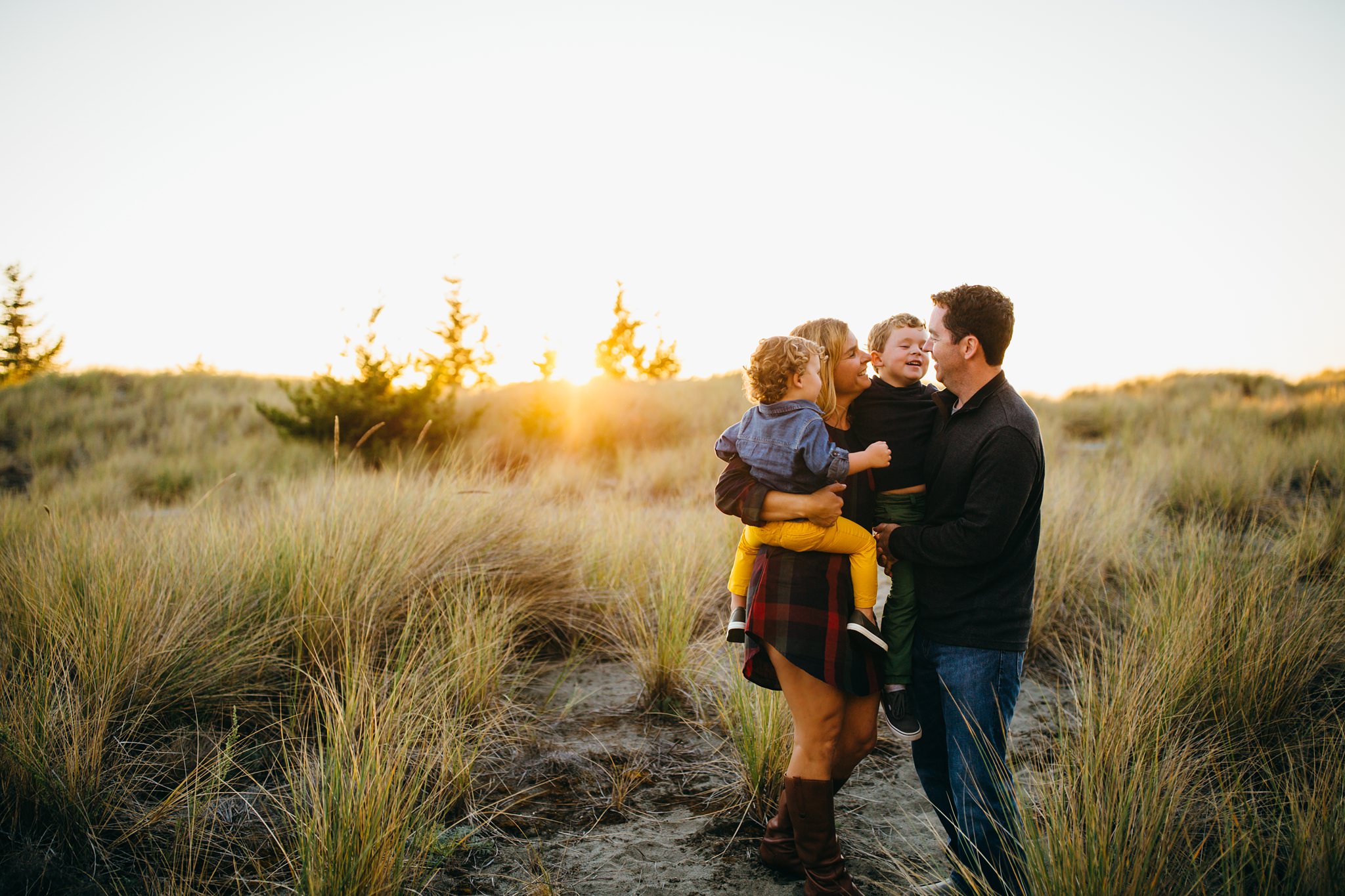 Fall Beach Family Pictures | Whidbey Island Photographer