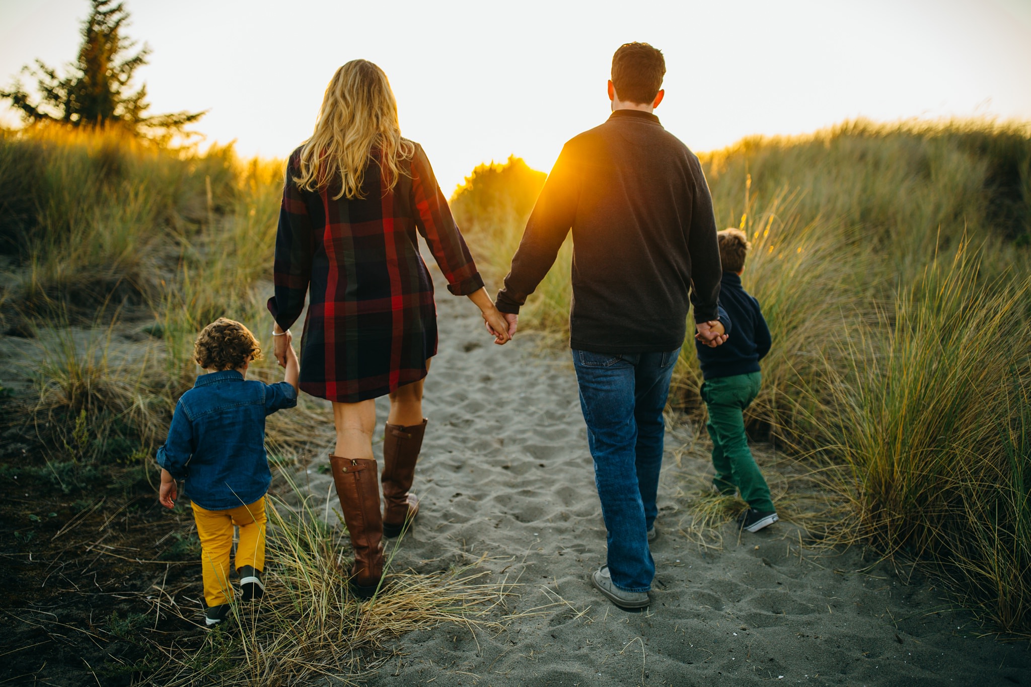 Fall Beach Family Pictures | Whidbey Island Photographer