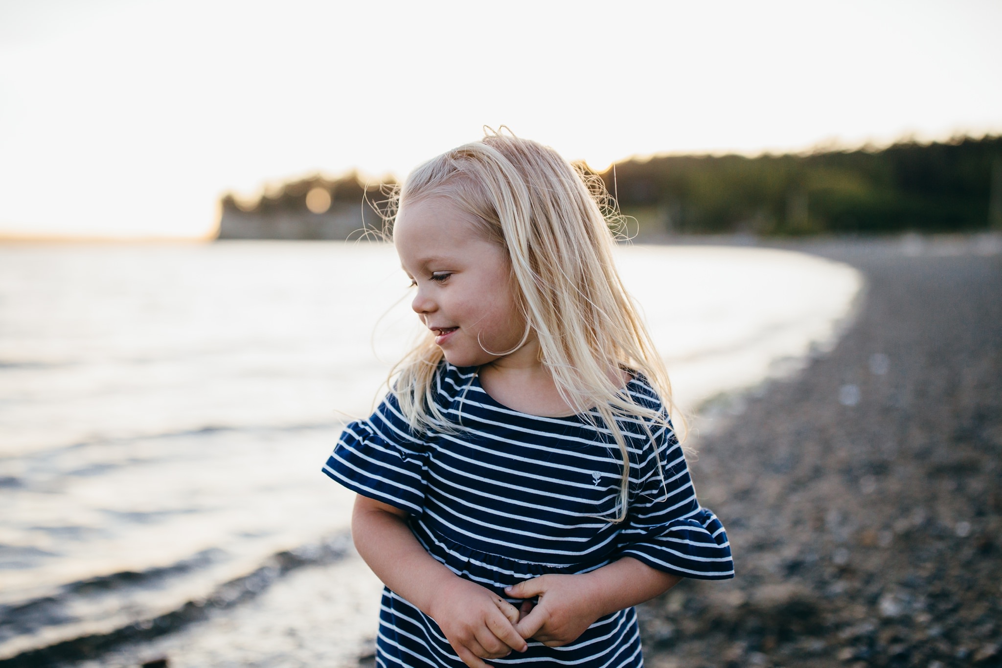 Sunset Family Portraits at Penn Cove | Whidbey Island Family Photographer