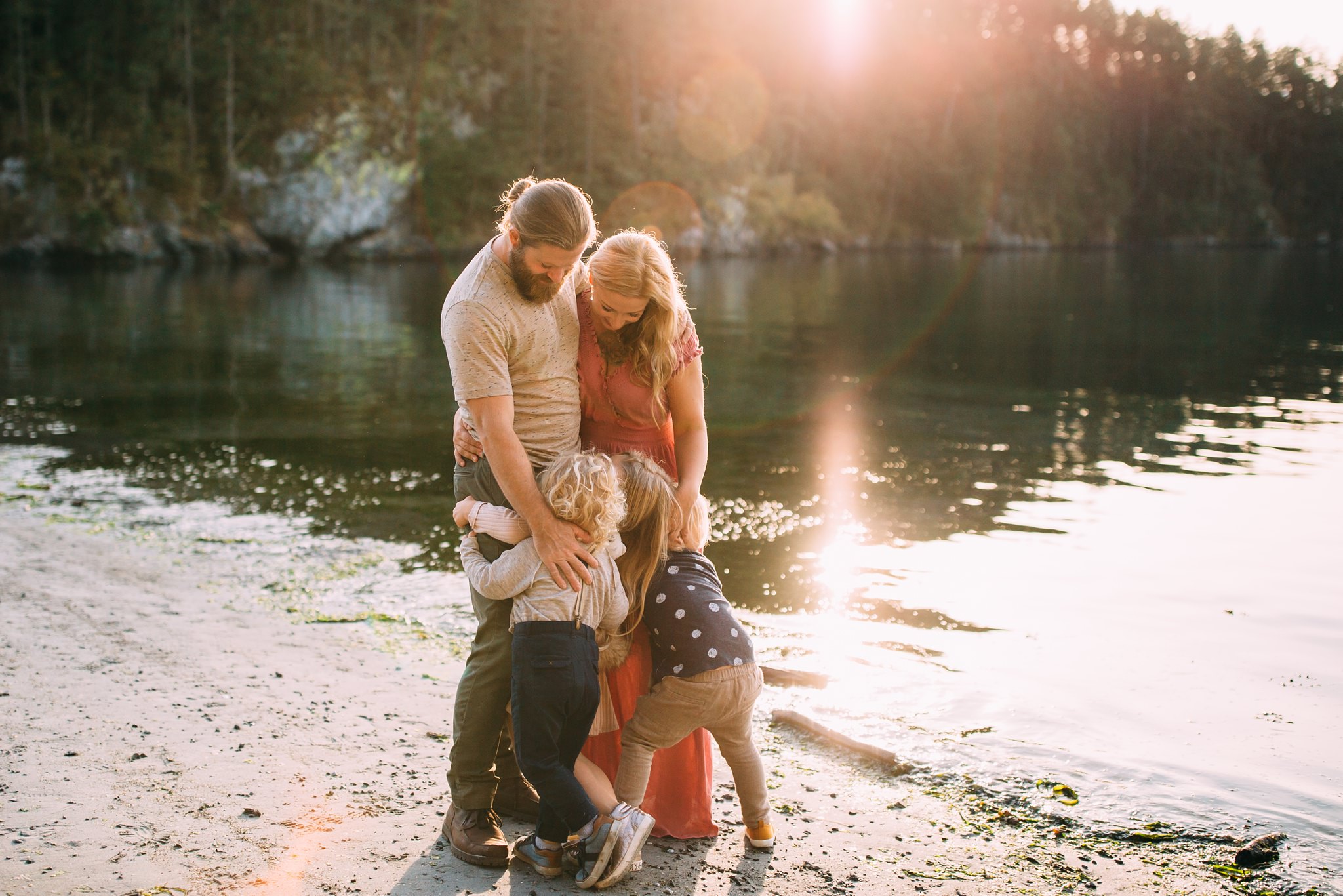 Family Pictures at Bowman Bay | Kara Chappell Photography | Oak Harbor Photographer