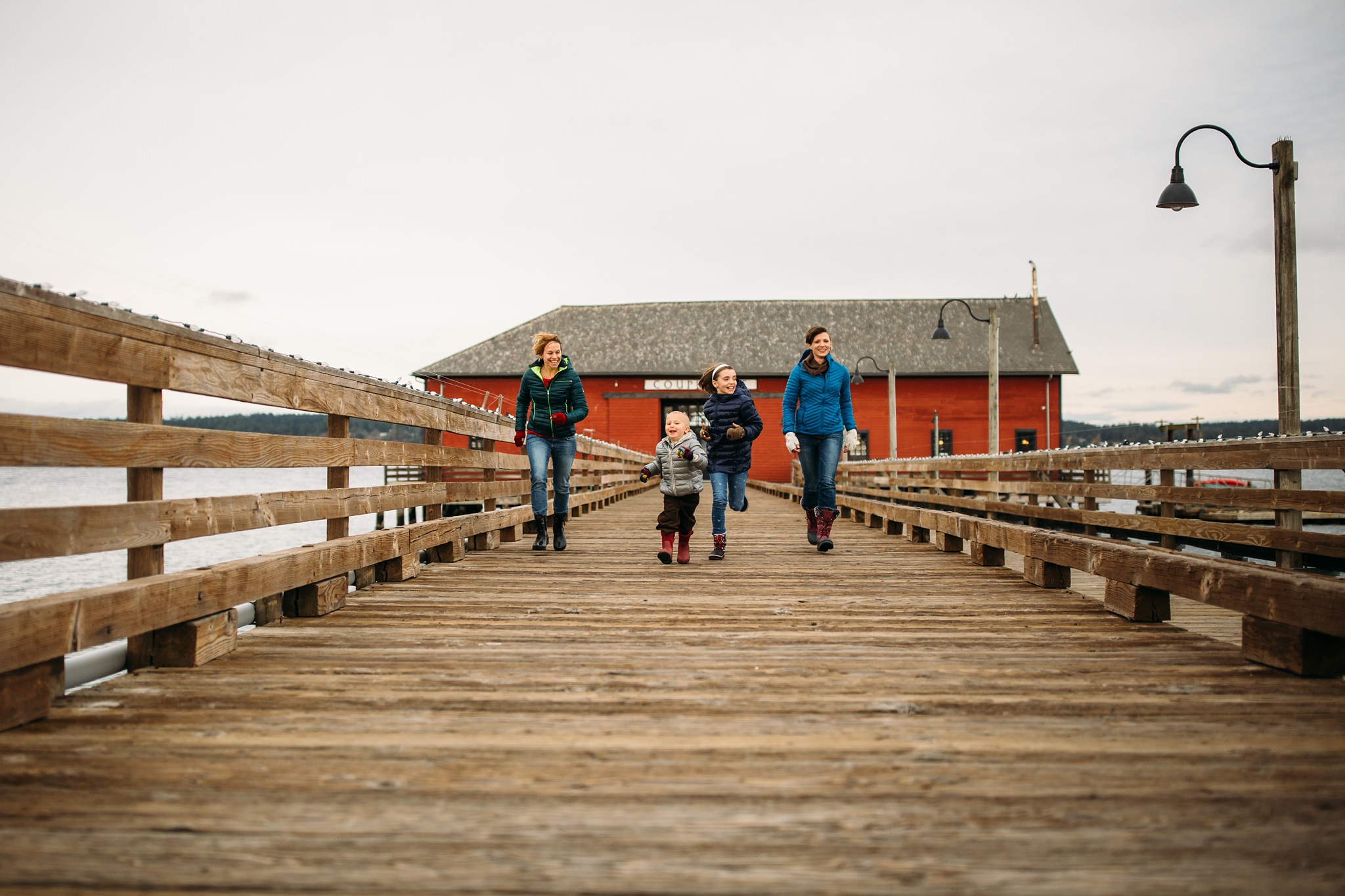 Whidbey Island family explores Coupeville Wharf | Coupeville, WA Family Photographer