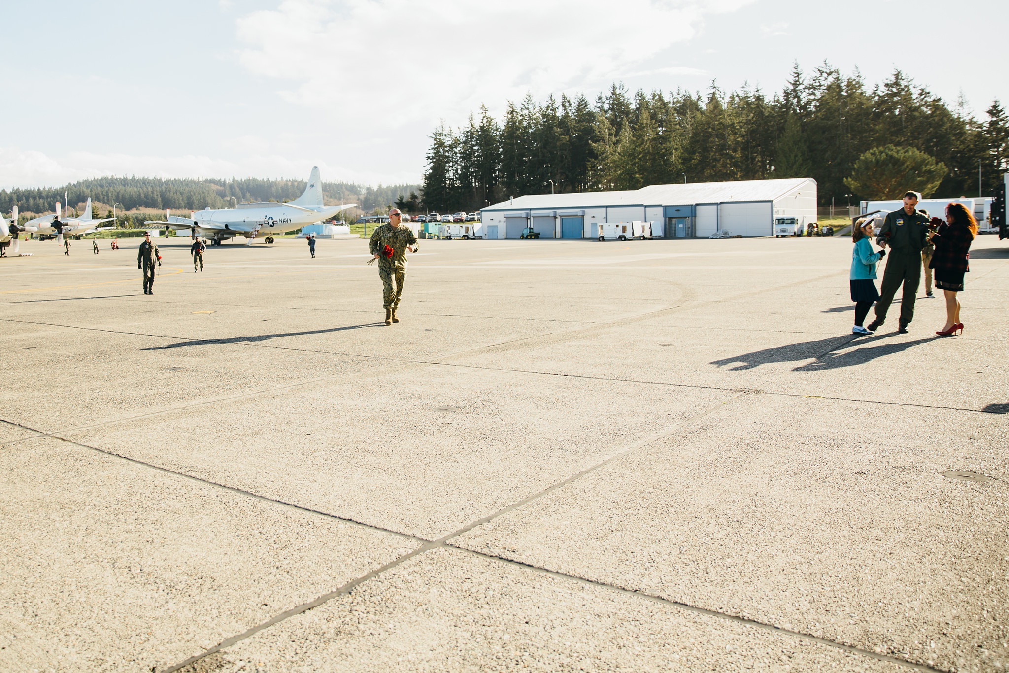 NAS Whidbey Island Homecoming | Oak Harbor, WA Family Photographer