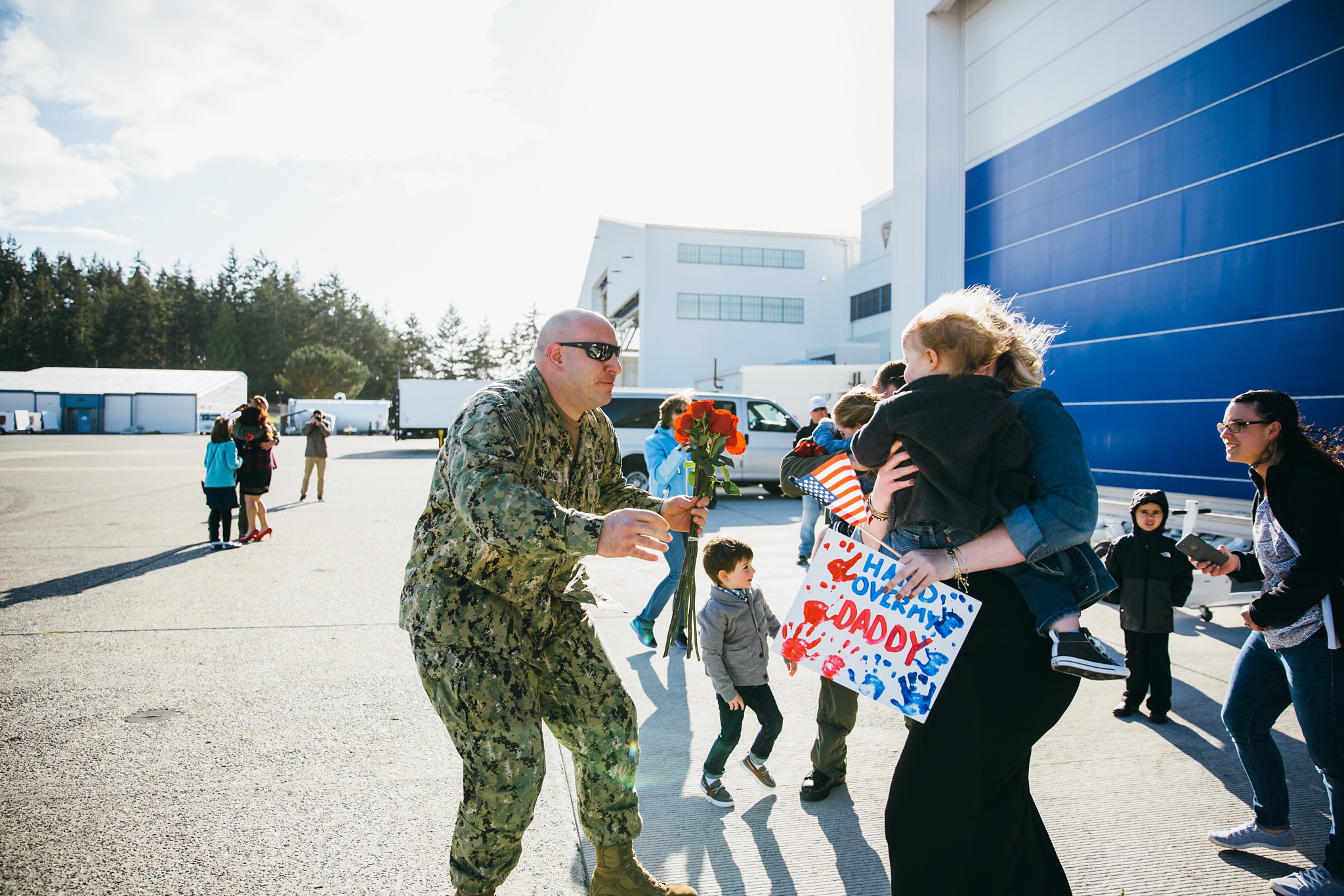 NAS Whidbey Island Homecoming | Oak Harbor, WA Family Photographer