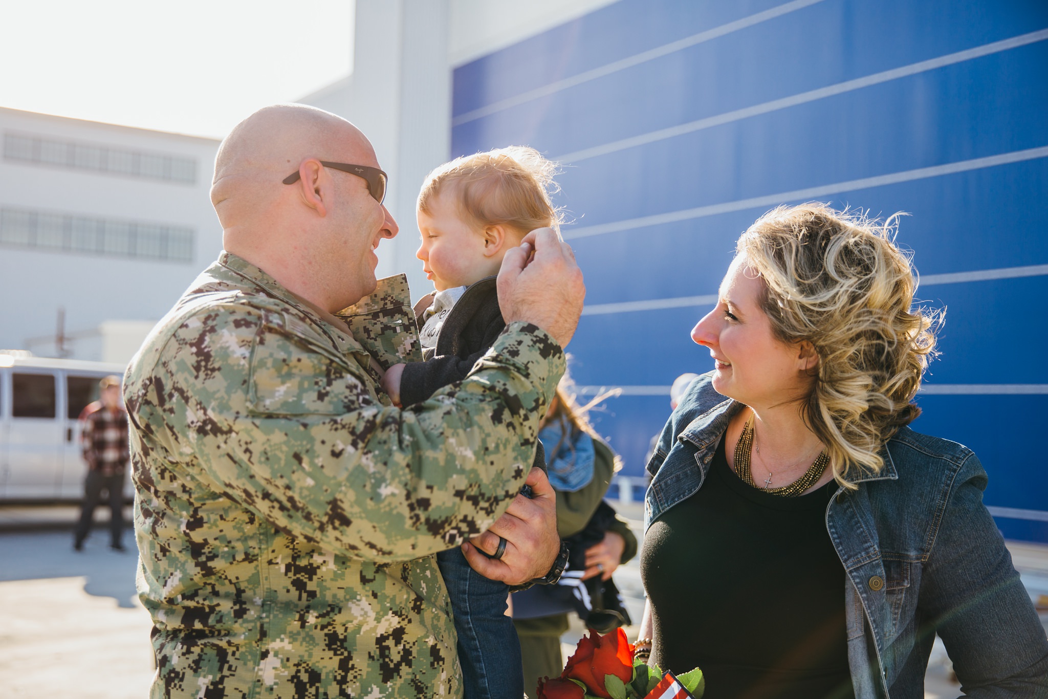 NAS Whidbey Island Homecoming | Oak Harbor, WA Family Photographer