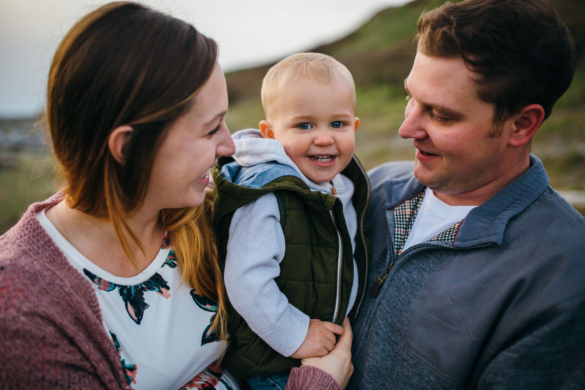Family Sunset Session at Fort Casey State Park | Whidbey Island Photographer