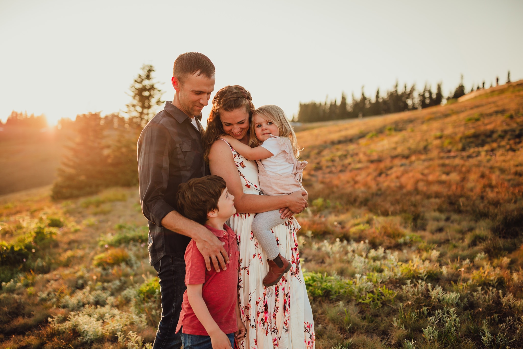Whidbey Island family photographer hurricane ridge