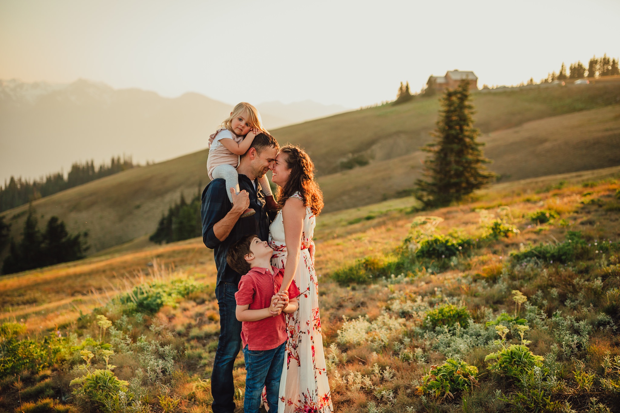 Seattle family photographer hurricane ridge