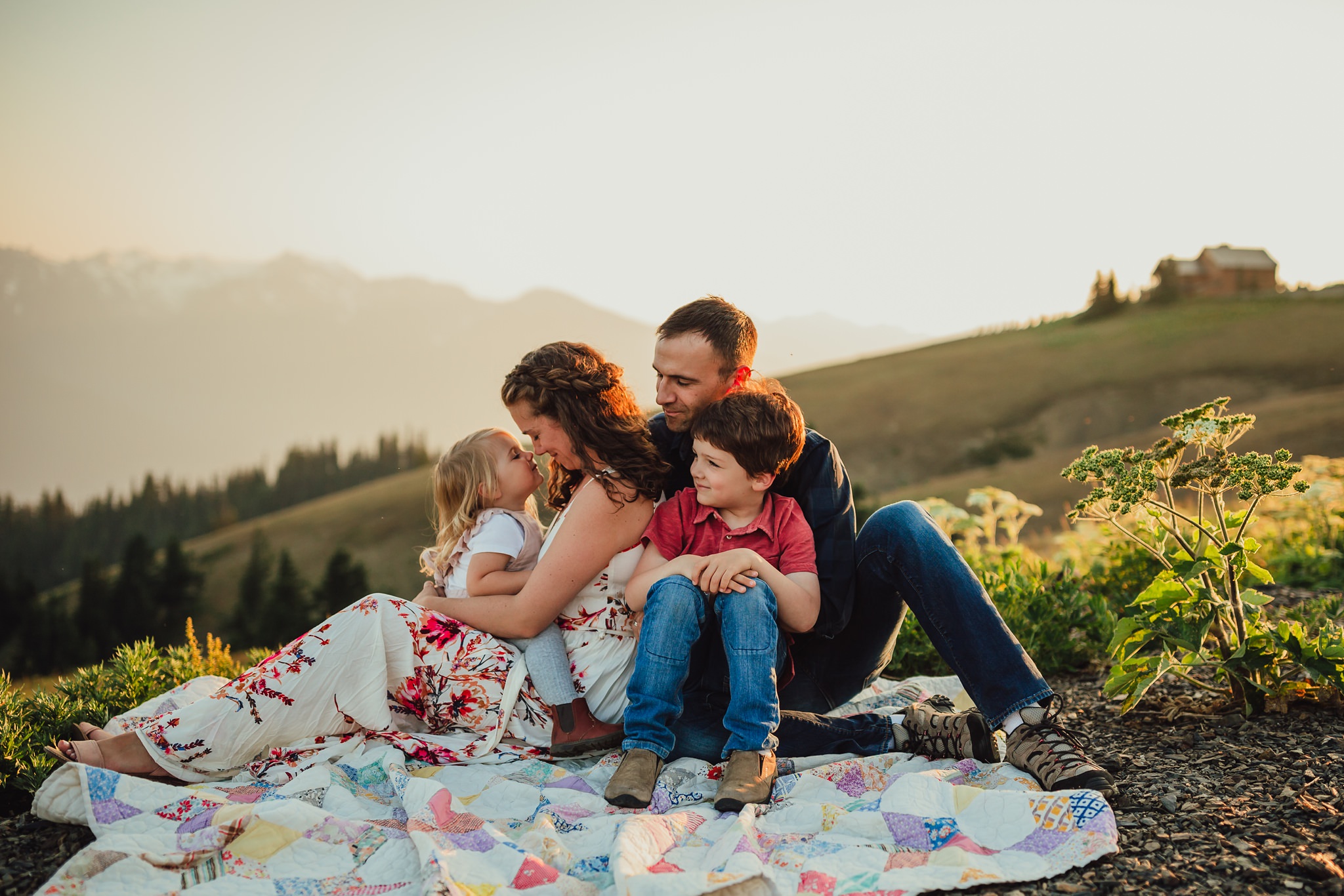 family photographer hurricane ridge olympic national park