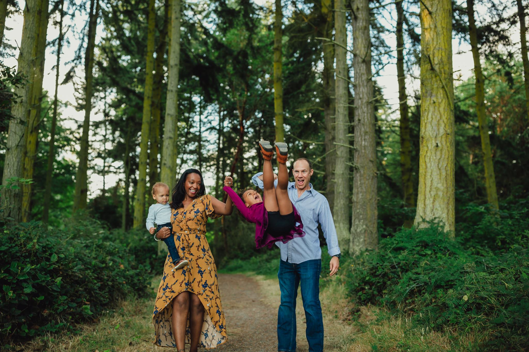 Fort Ebey family photography session on Whidbey Island