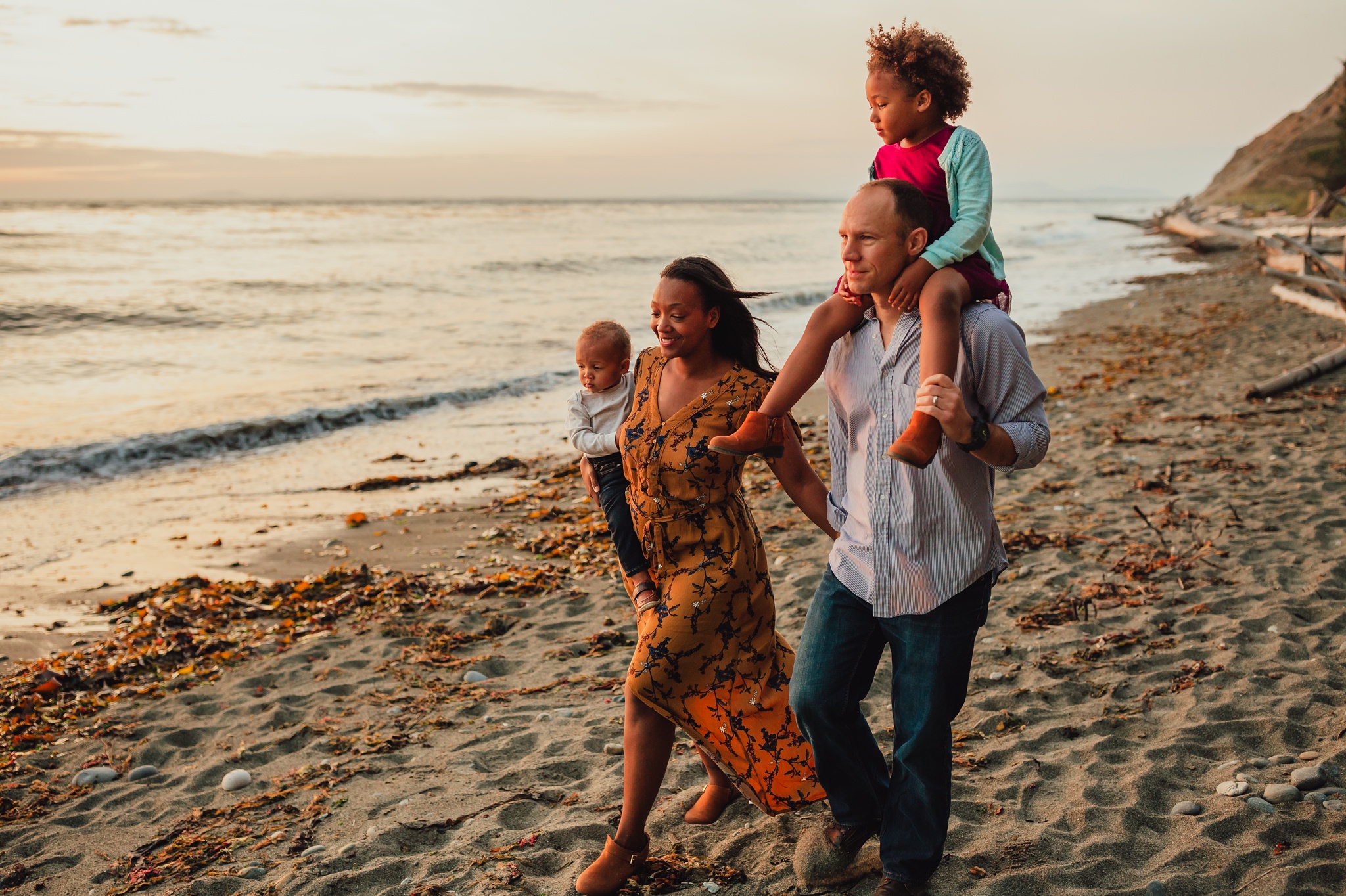Fort Ebey family photography session on Whidbey Island