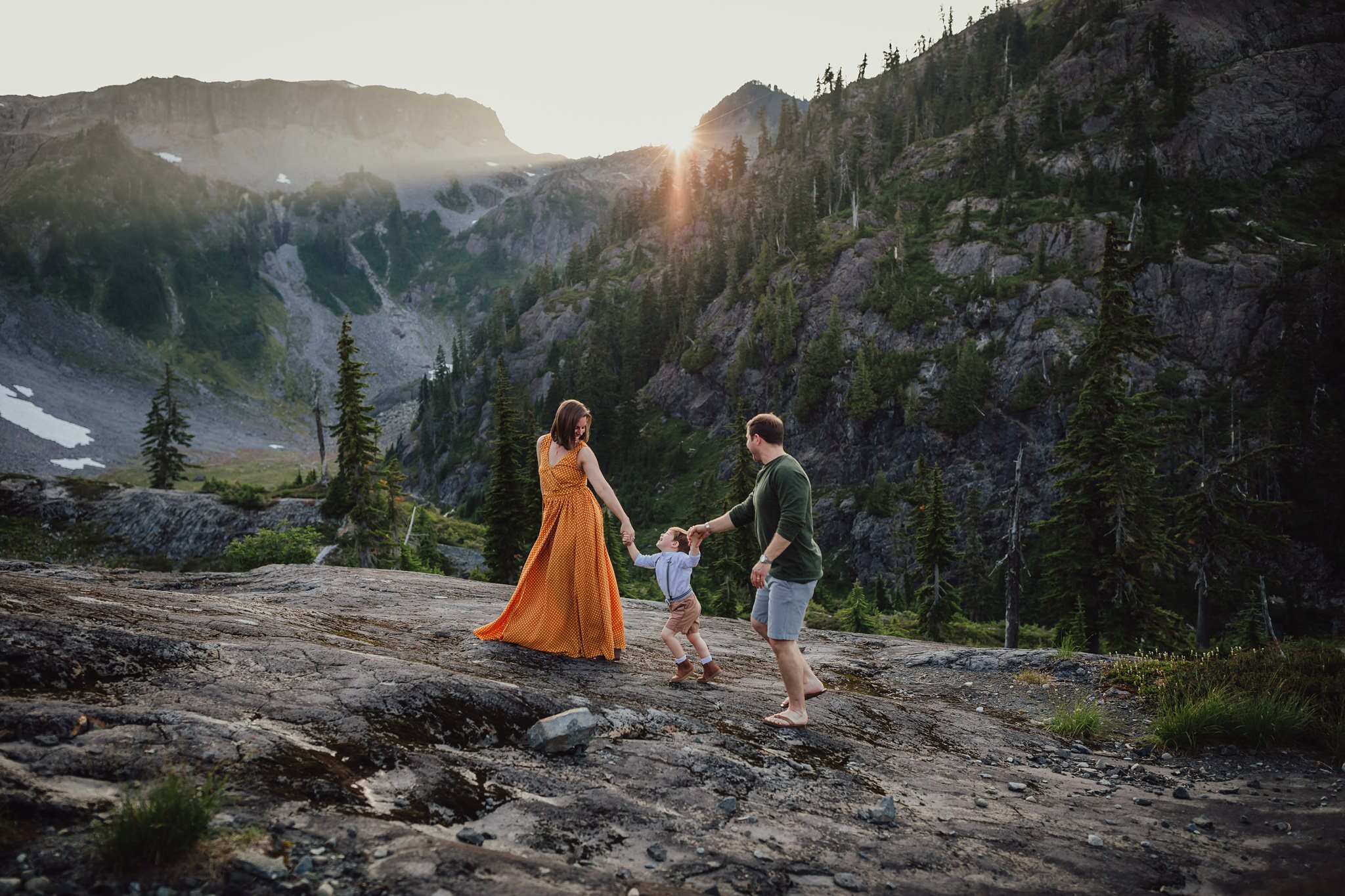  Family adventure session at Mount Baker in Washington, documented by Kara Chappell Photography of Whidbey Island, WA. 