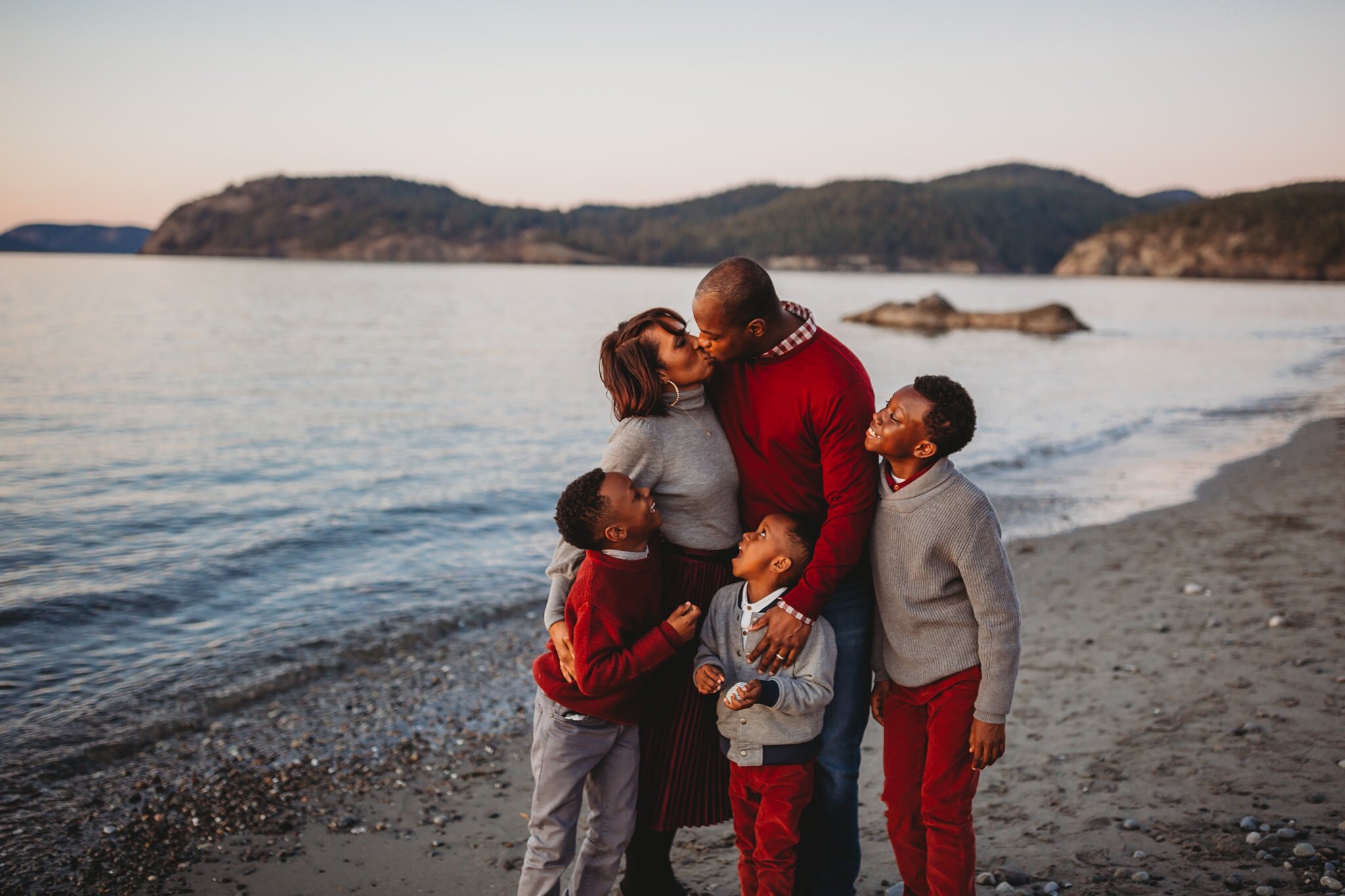 Whidbey island family portraits