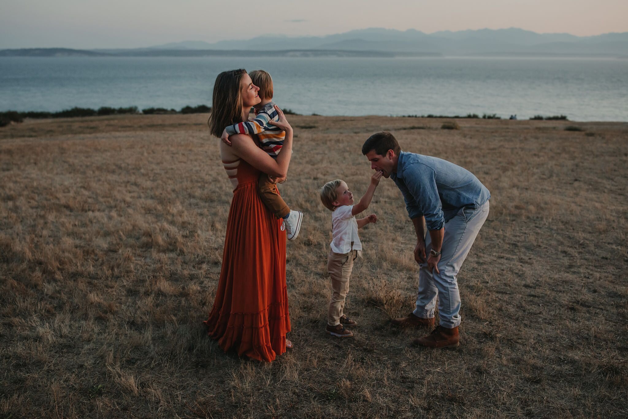 family portrait session on Whidbey Island