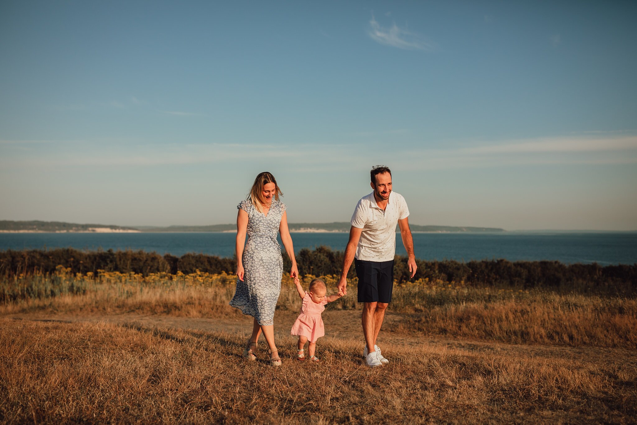Beautiful extended family photos taken by Kara Chappell Photography at Fort Casey State Park on Whidbey Island.