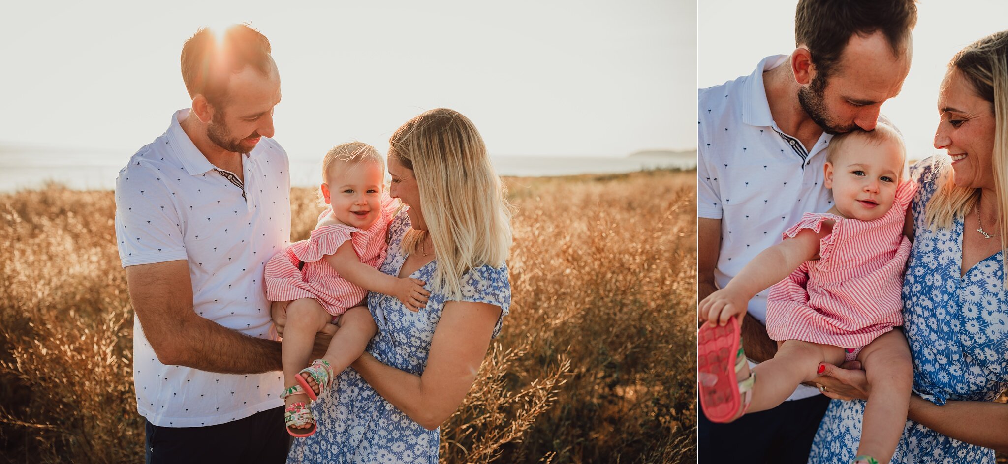 Beautiful extended family photos taken by Kara Chappell Photography at Fort Casey State Park on Whidbey Island.
