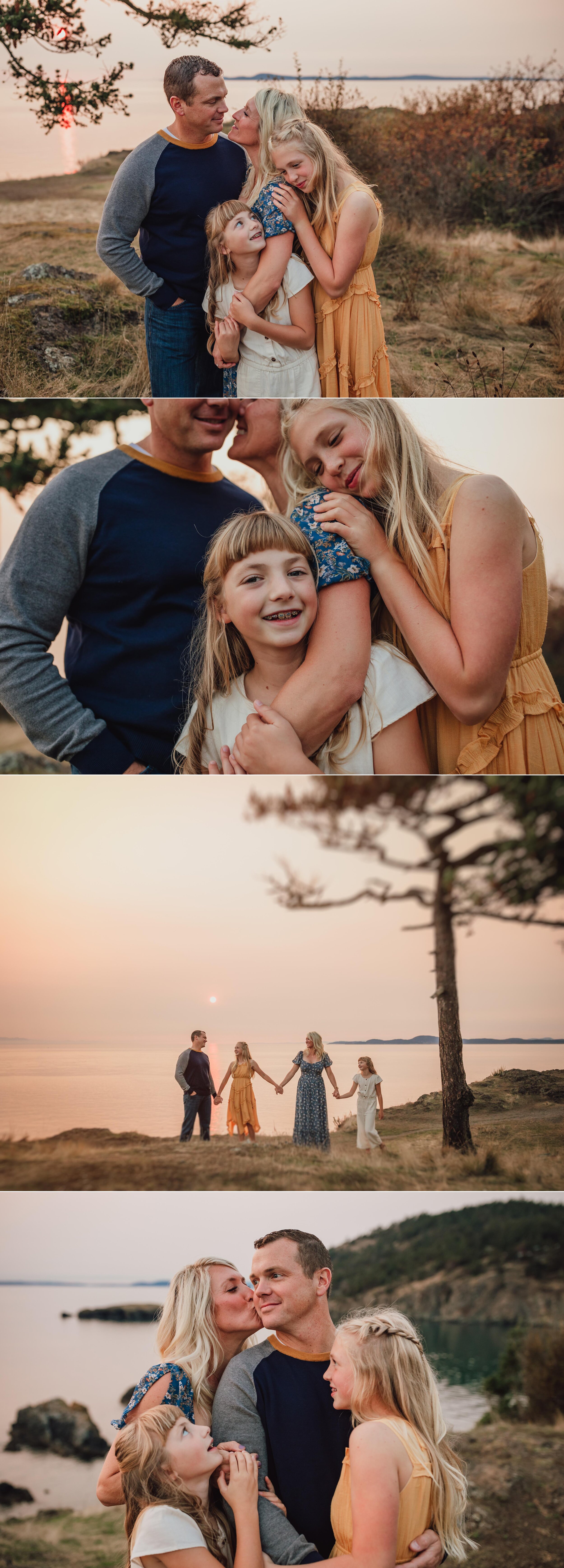 Rosario Bay family photo session with Kara Chappell Photography