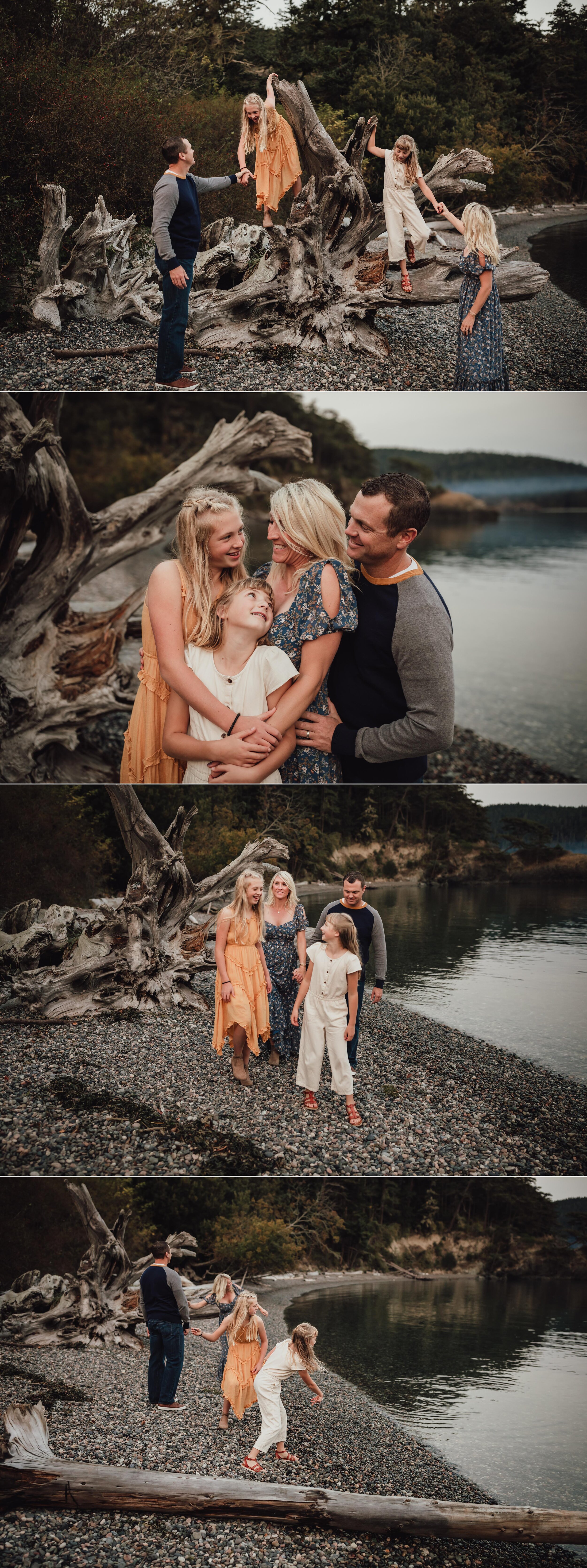 Anacortes photographer works with family at Rosario Bay