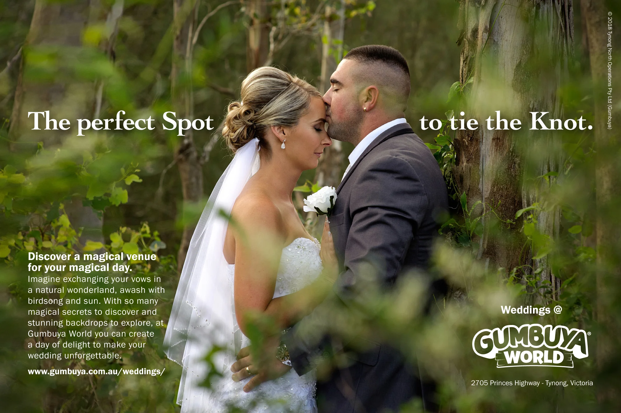 Gumbuya World - weddings flyer