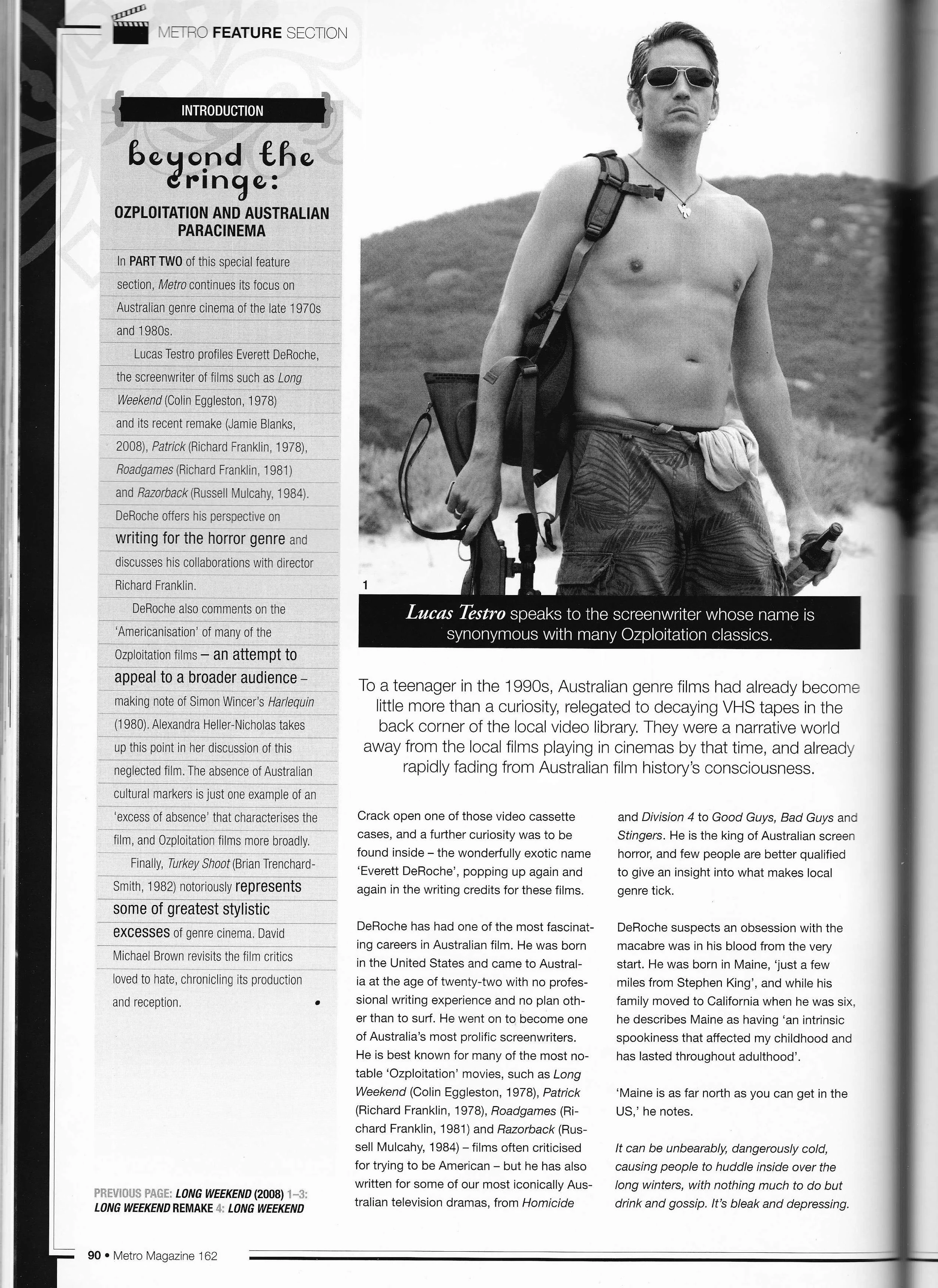 "Master of Darkness" 2, published in Metro Magazine #162