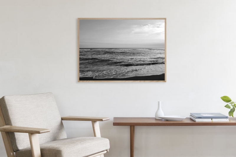 Ocean I by Noden in size 50x70 cm presented in a solid oak frame by CPH Studio .