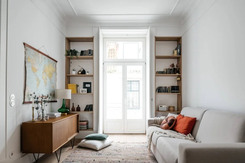 Living area in the Comfort one bedroom.