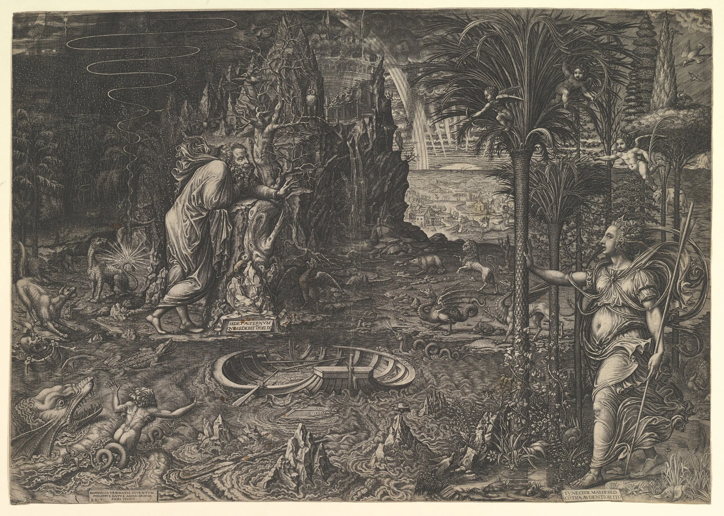 Giorgio Ghisi, ' Allegoria della vita' / ' The Allegory of Life' Incisione a bulino / engraving , 1561 Credits: The Metropolitan Museum of Art, Harris Brisbane Dick Fund, 1953. www.metmuseum.org