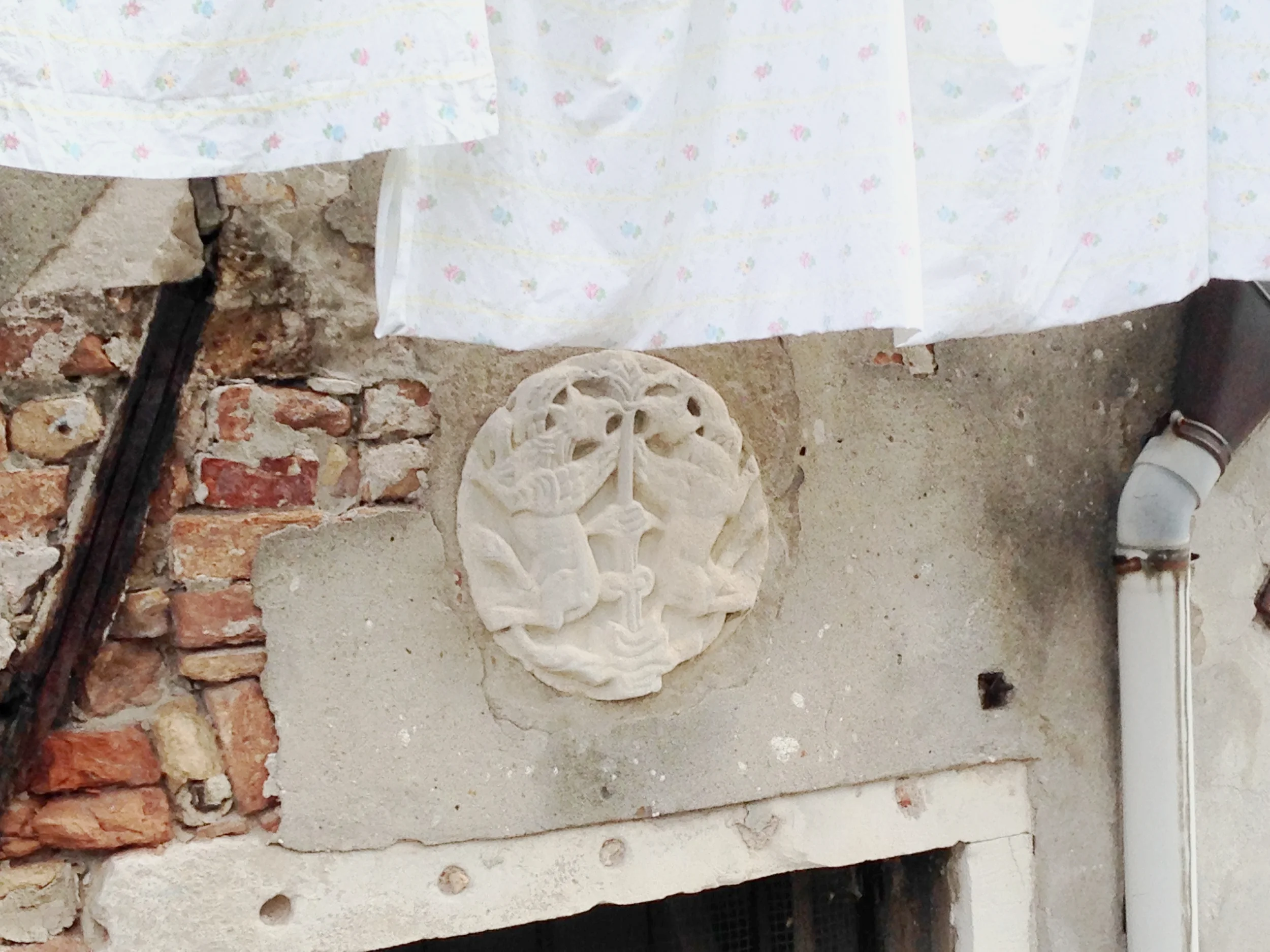 Patera, 12th century. Venice, Fondamenta de la Tana, Castello 2102 