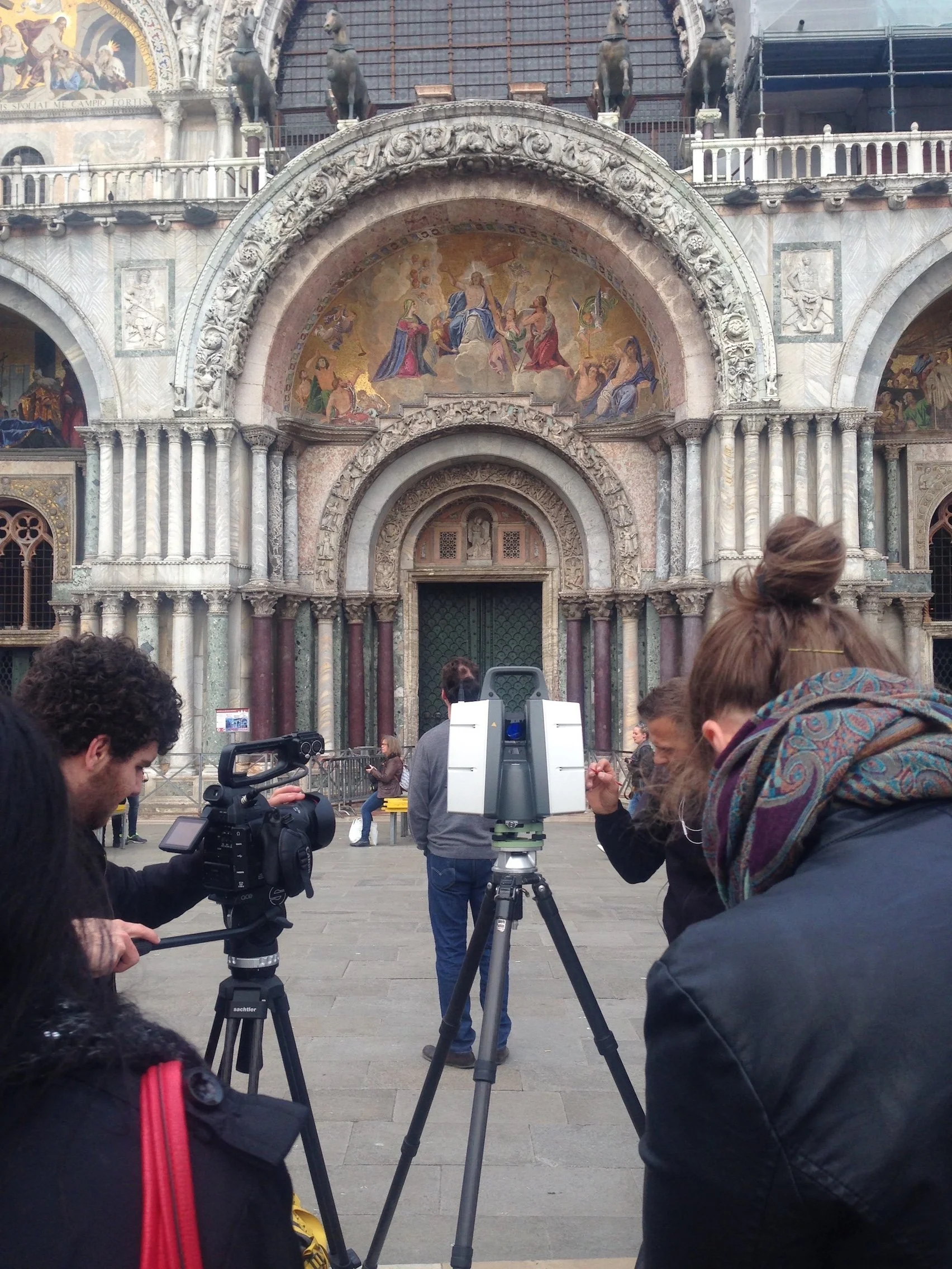 20. Optical scansion of St.Mark's main portal.
