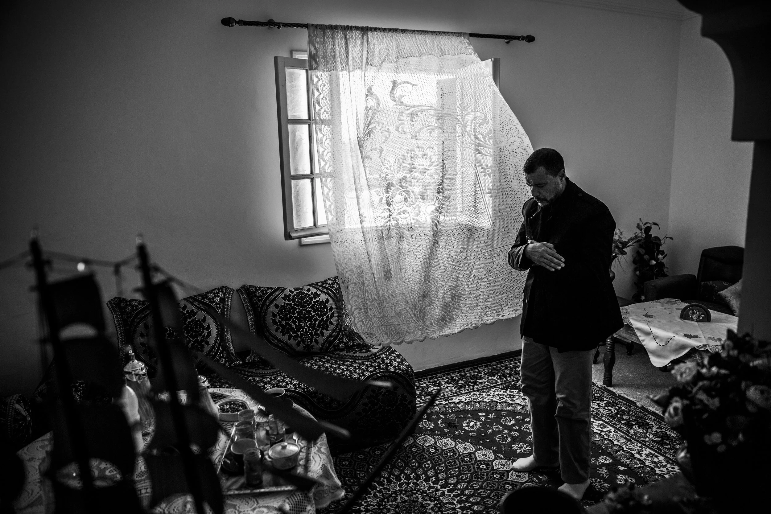 “It’s like I’m trapped. I stay all day in my house alone.” YOUNOUS CHEKKOURI , released without charge after more than 13 years. Safi, Morocco