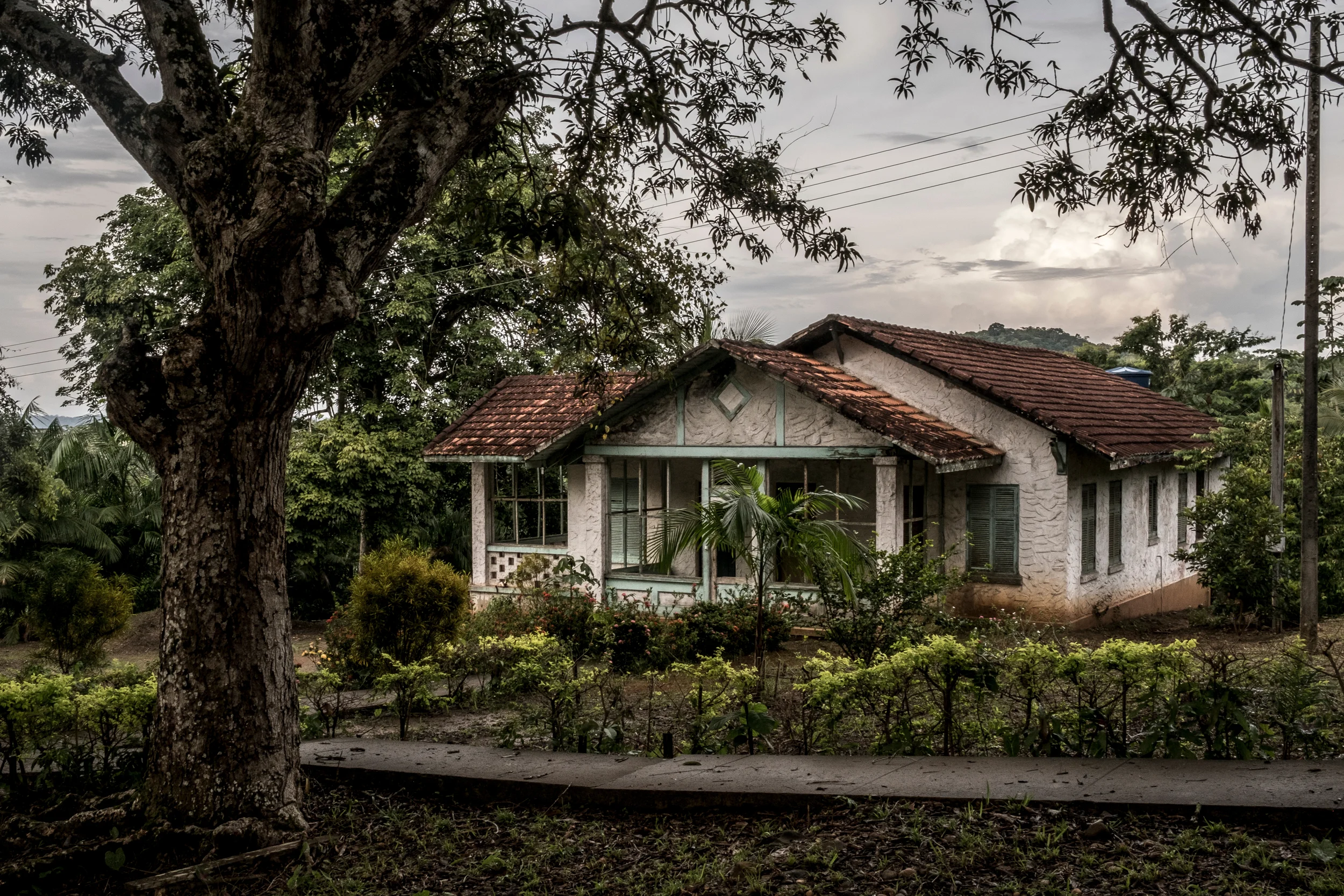 2/5/2017 Fordlandia, Brazil  An American-built bungalow that once housed Ford Executives is now inhabited by a local vegetable farmer, in Fordlandia, Brazil. 
