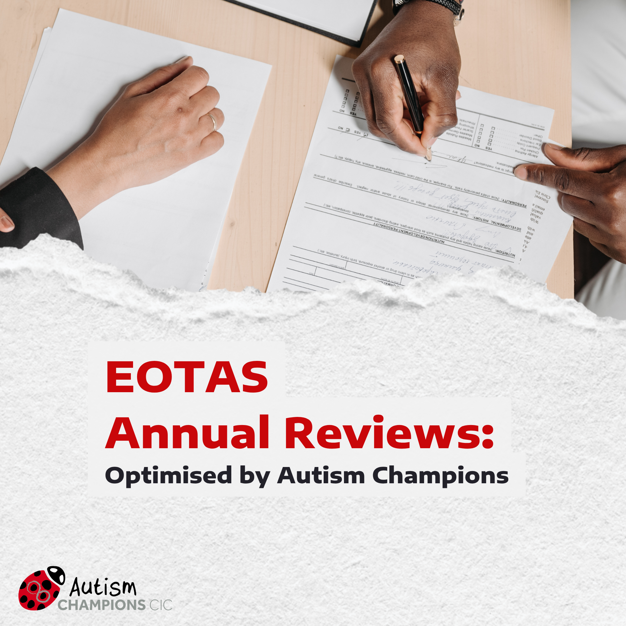 EOTAS Annual Reviews, Optimised by Autism Champions