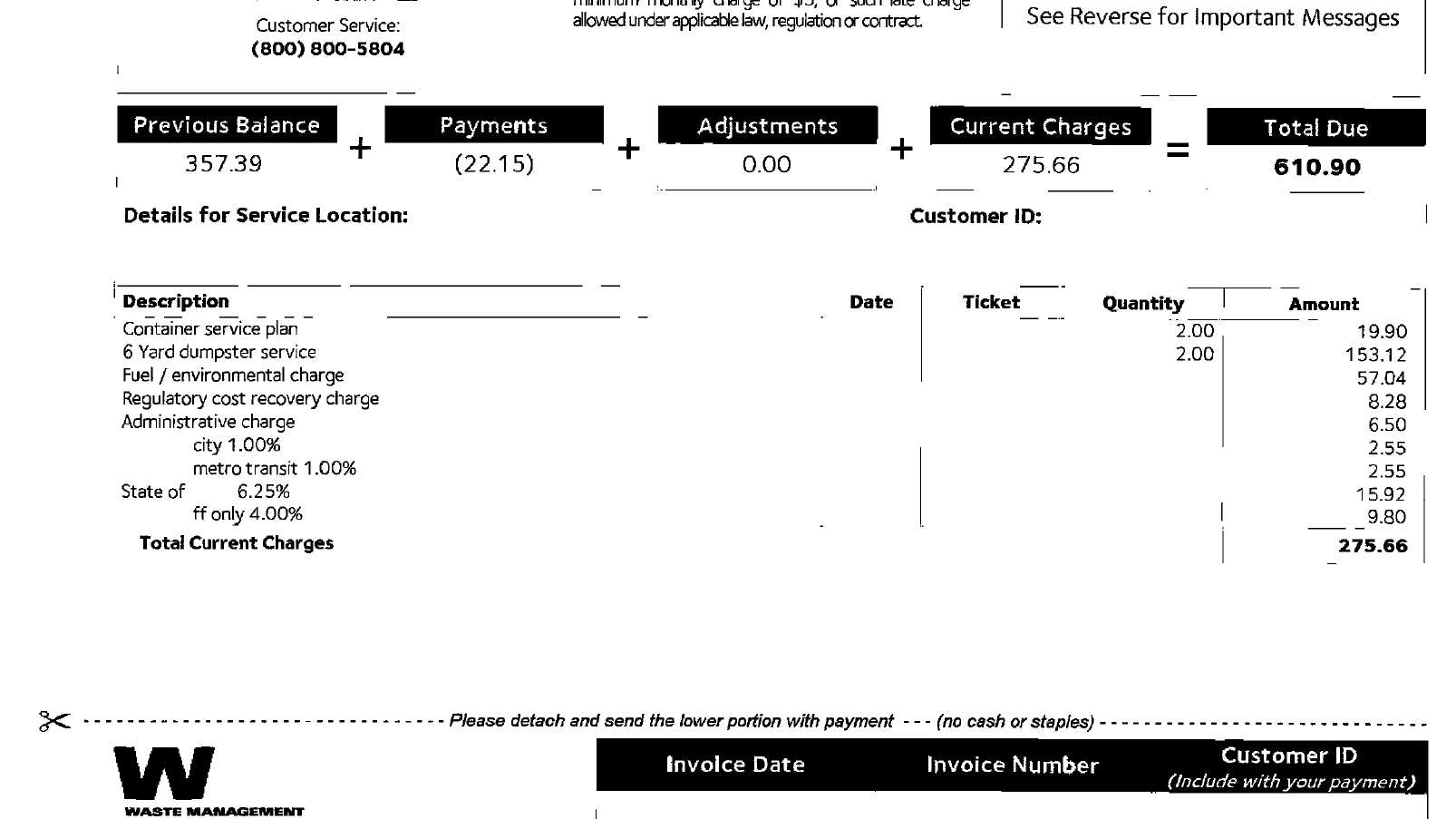 Waste Disposal Contract Yield Savings Prevents Problems