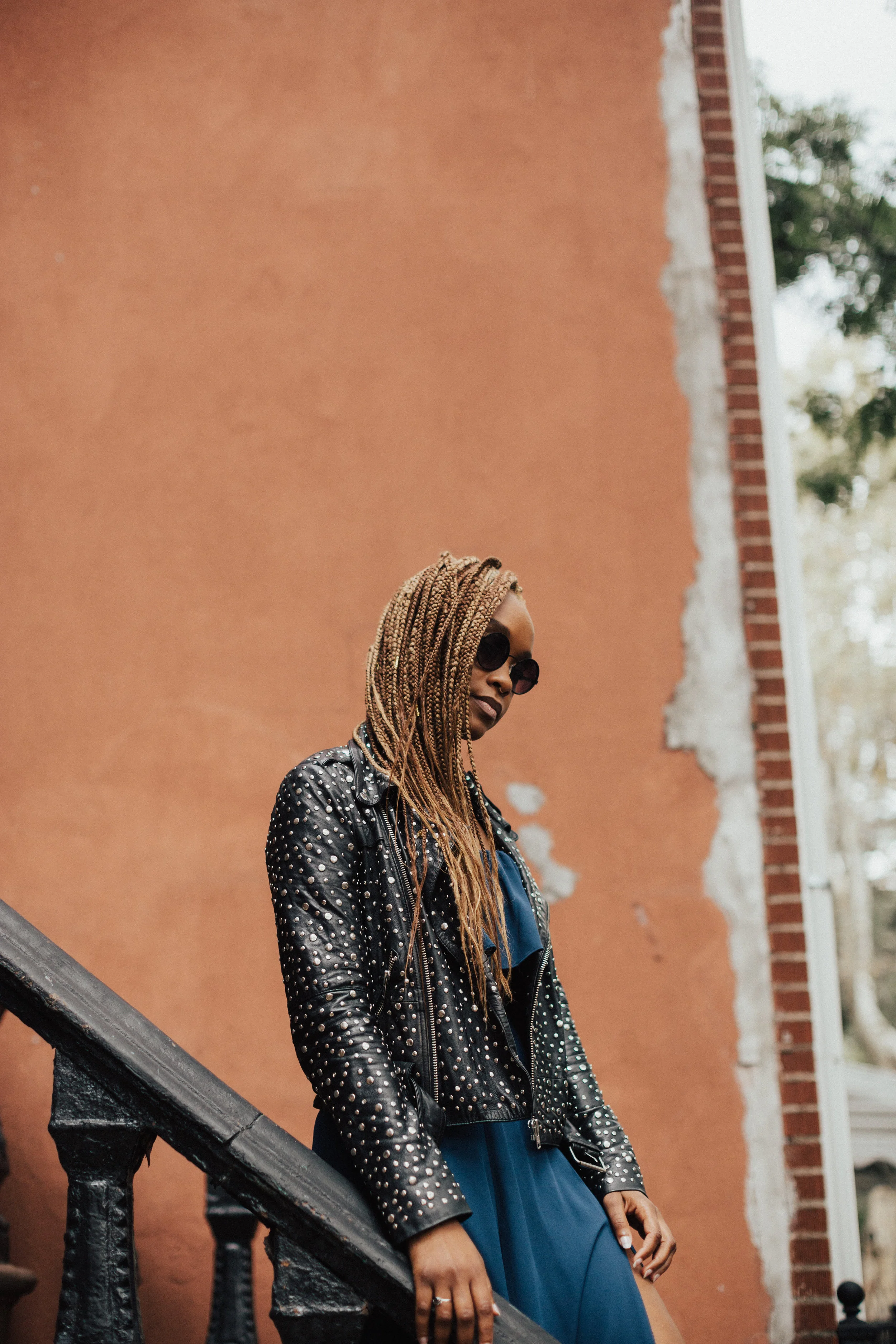 Jacket: Free People via Ebay, Carmen Maxi Dress: Yumi Kim