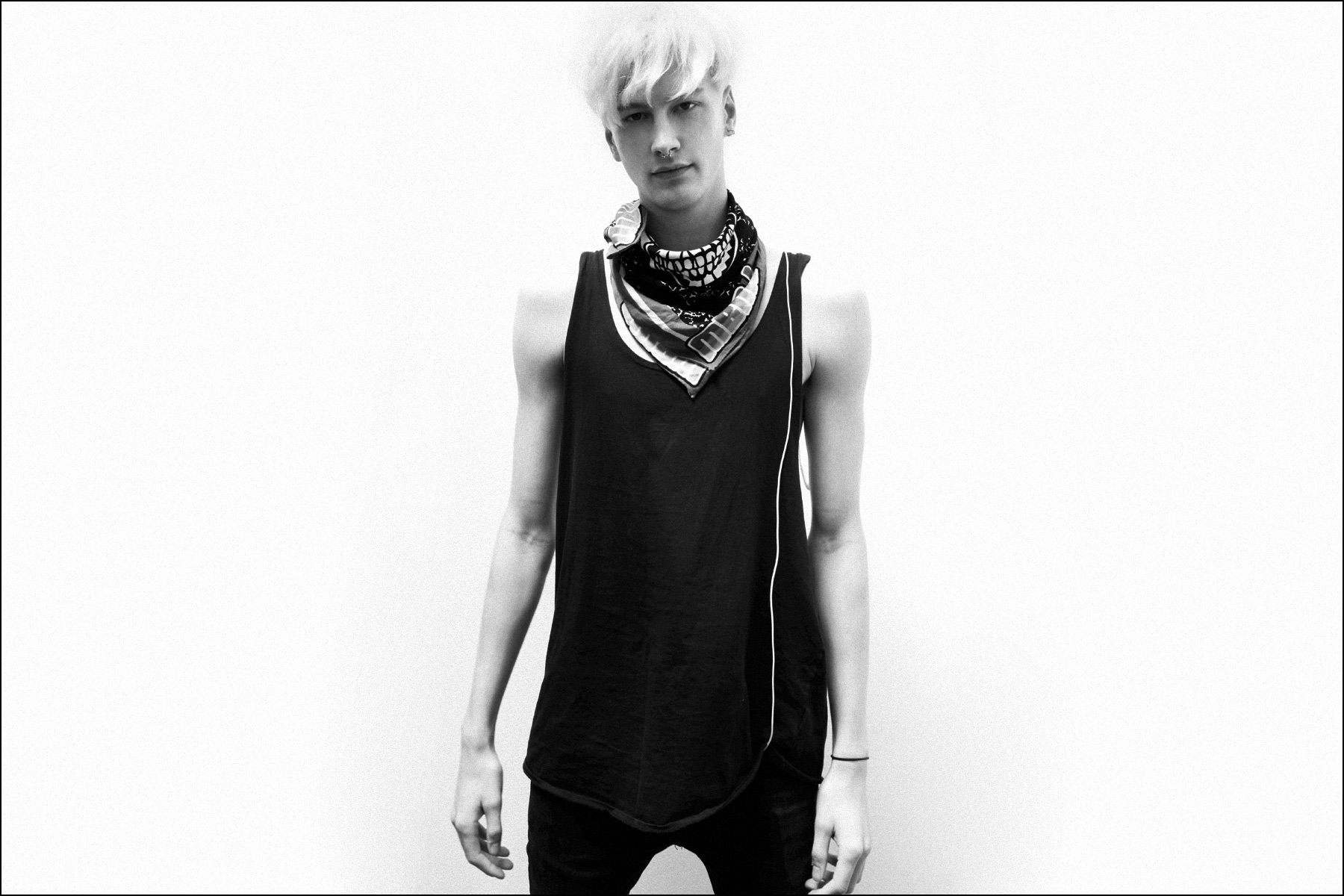 Male model Benjamin Jarvis