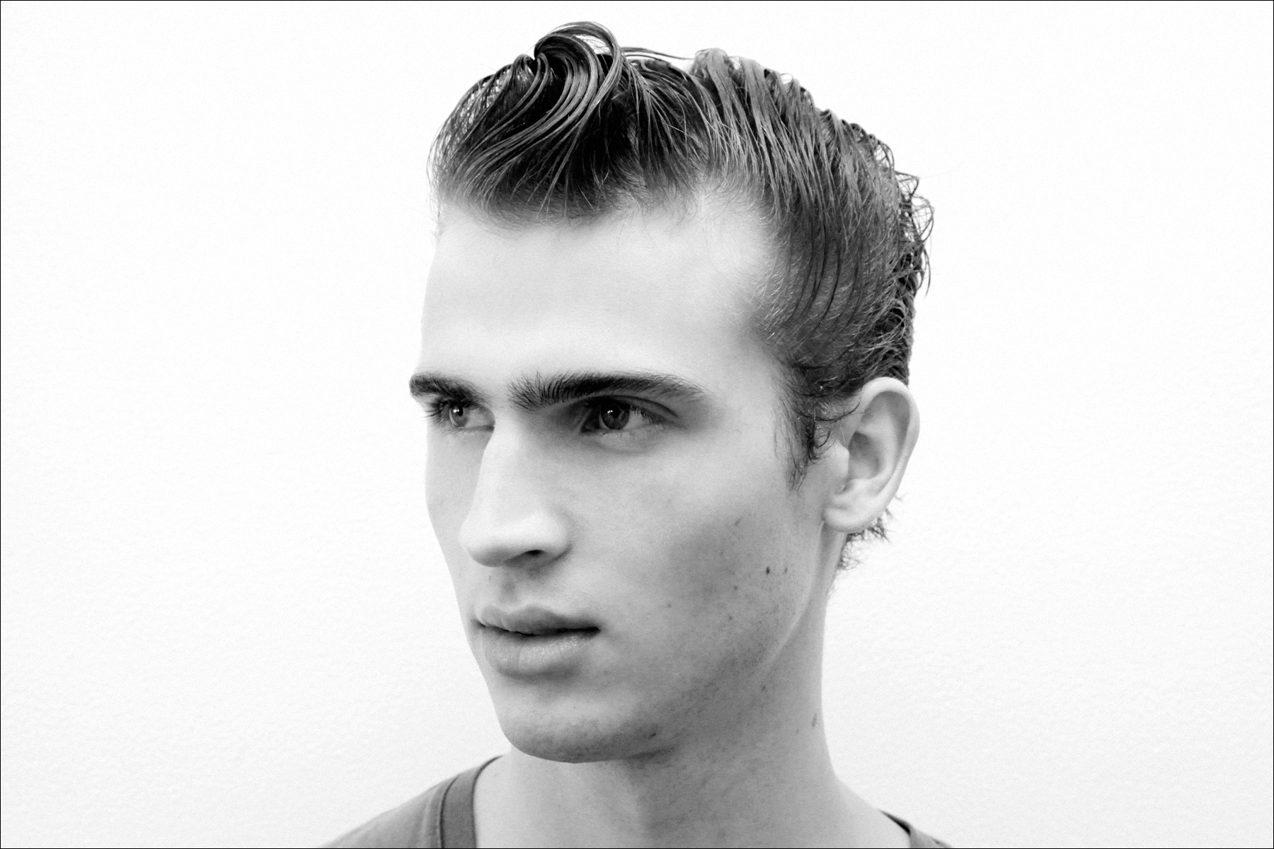 Male model at Patrik Ervell