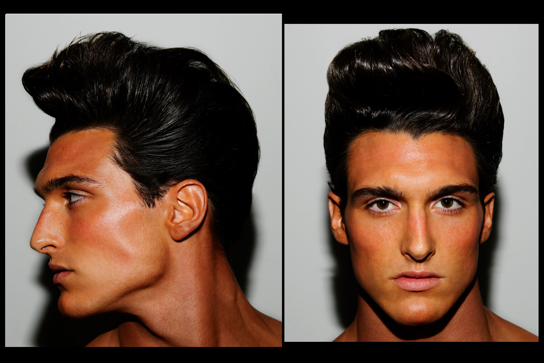 Big pompadours at Martin Keehn