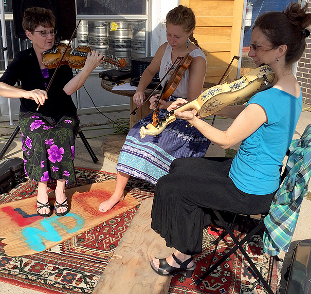 Hardanger Trio! Joan Covington, Maija Lindaas, and Alison Wallace