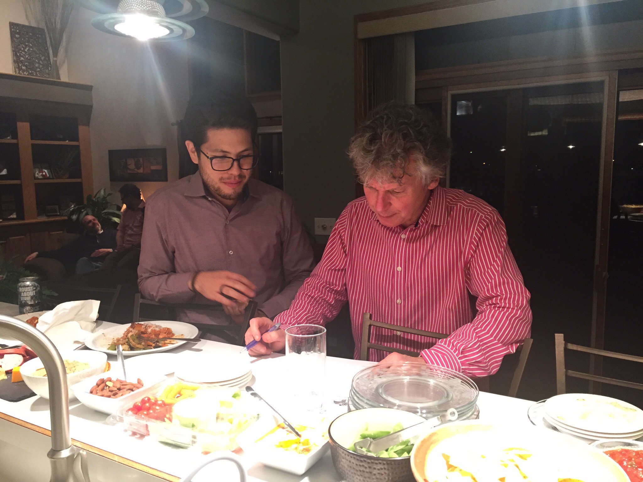 Socializing with Christopher Zimmerman