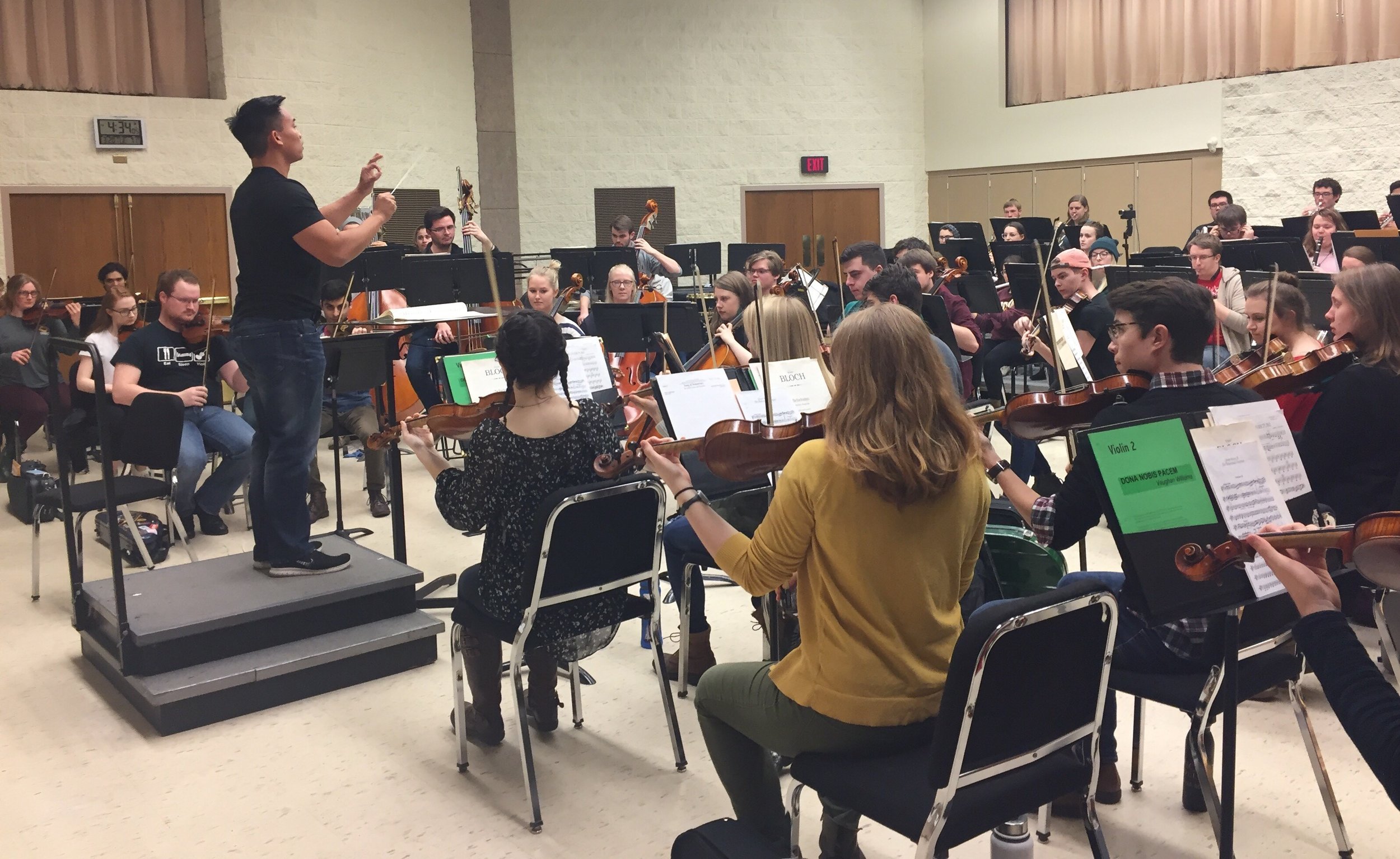 Conducting The Concordia Orchestra