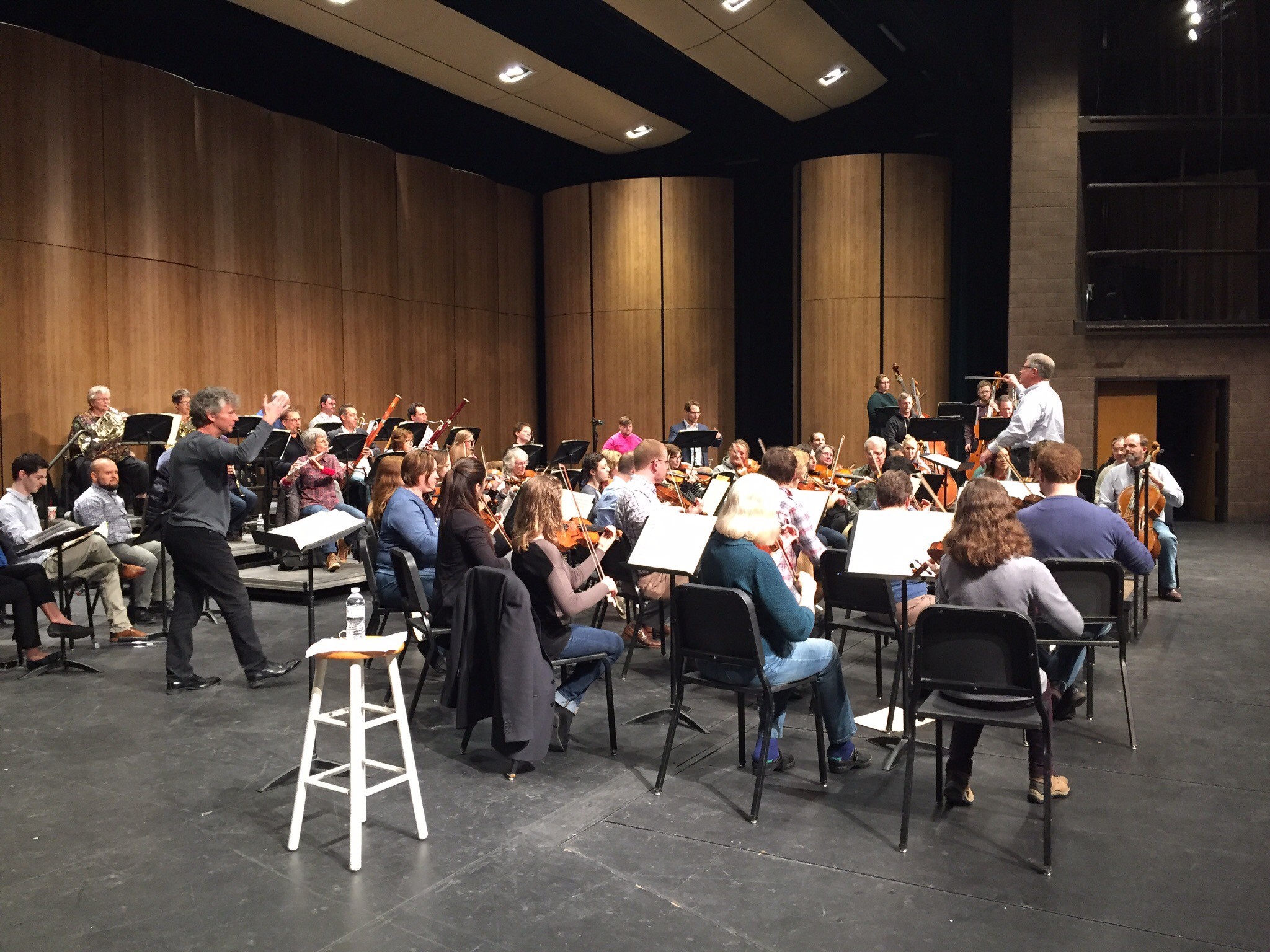 Conducting the Fargo-Moorhead Symphony Orchestra