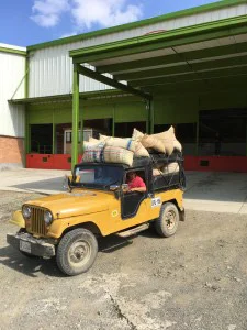 Delivery coffee to the mill