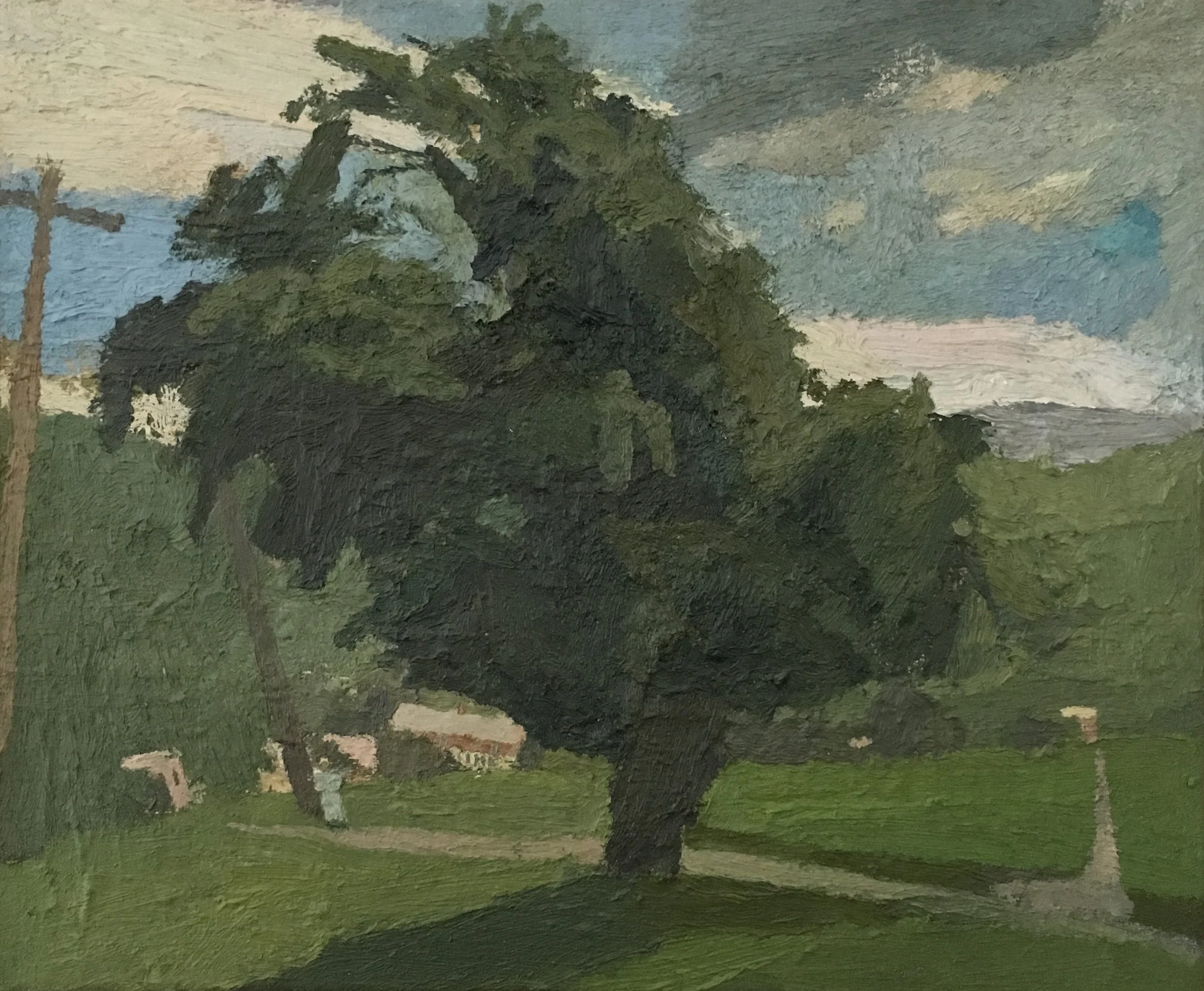 Tree by a Mennonite Church
