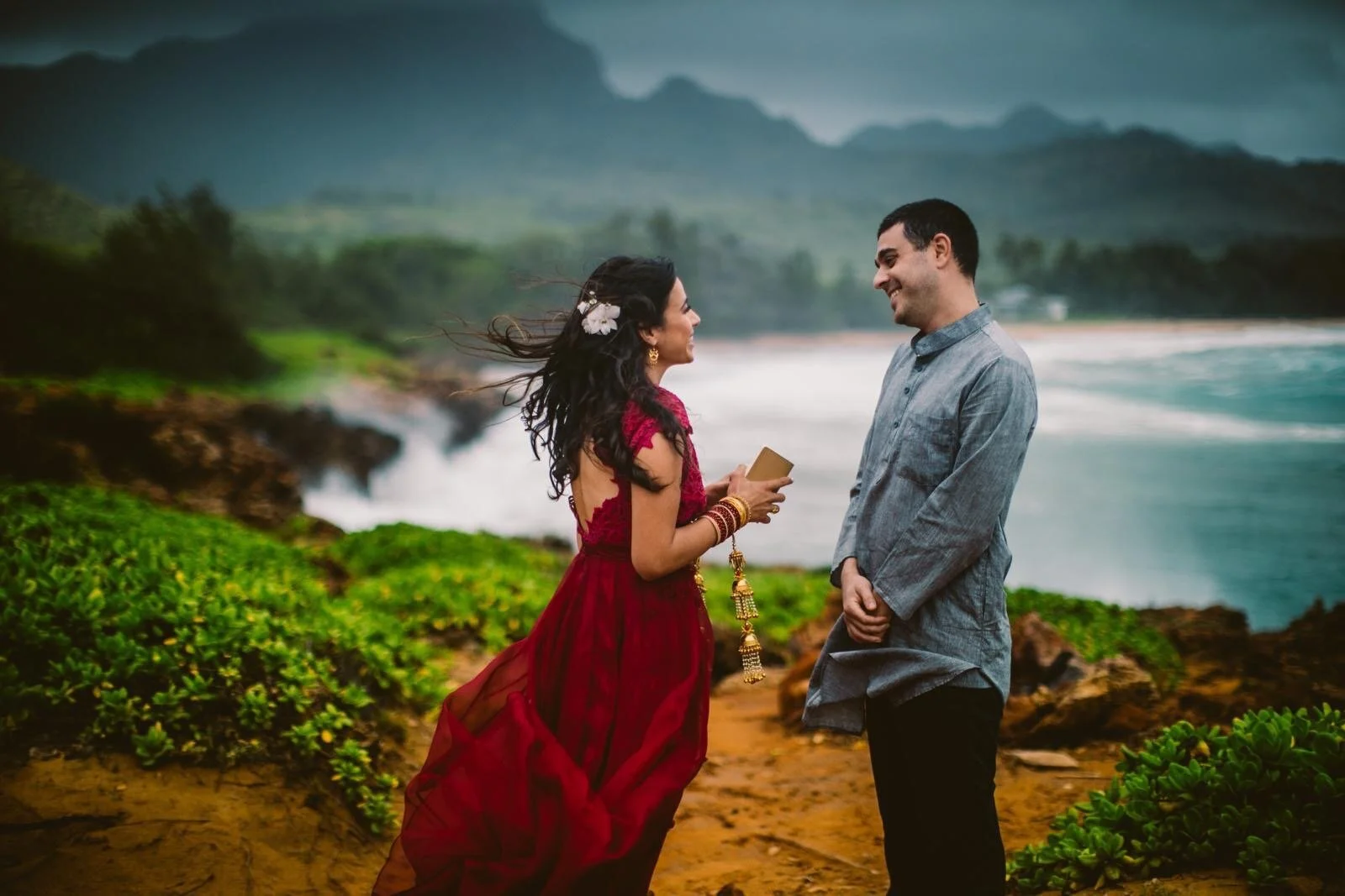  Custom silk organza skirt with dye cut organza flowers and hand beadwork 
