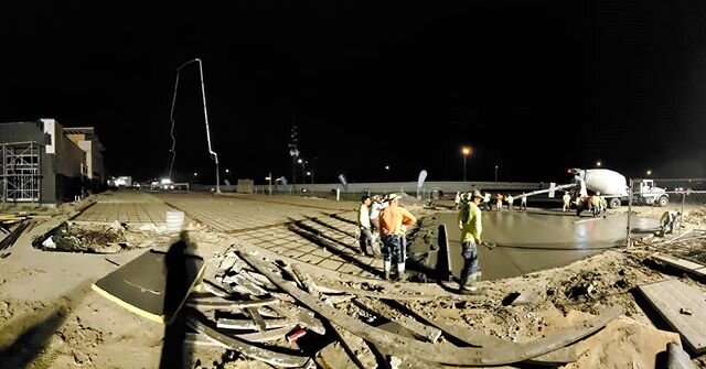 Zero dark thirty is the best time to start a large concrete pour